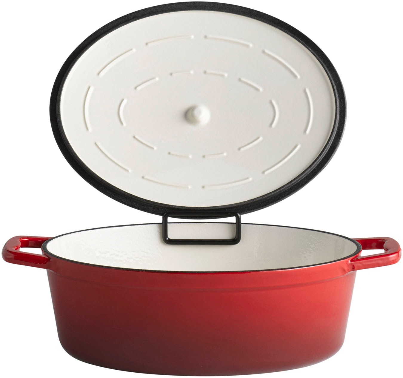 APS Bräter »Stars«, Gusseisen, 5 Liter, oval, 33x25 cm, Induktion