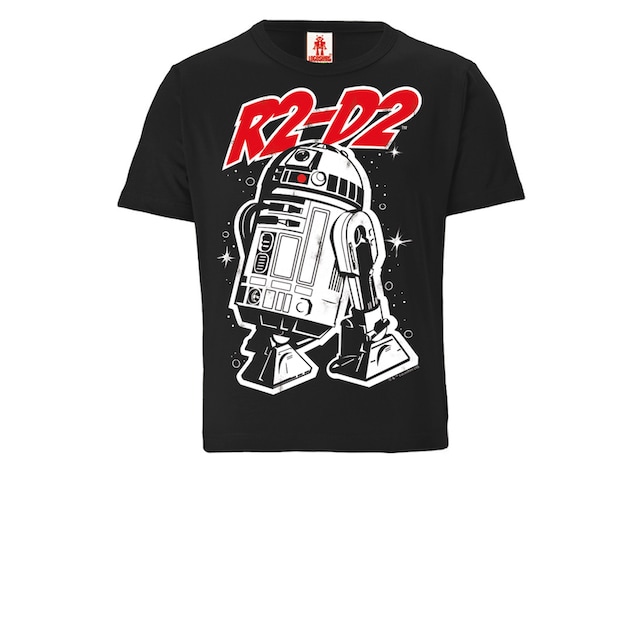 LOGOSHIRT T-Shirt »Star Wars – R2-D2«, mit lizenziertem Originaldesign ▷  für | BAUR