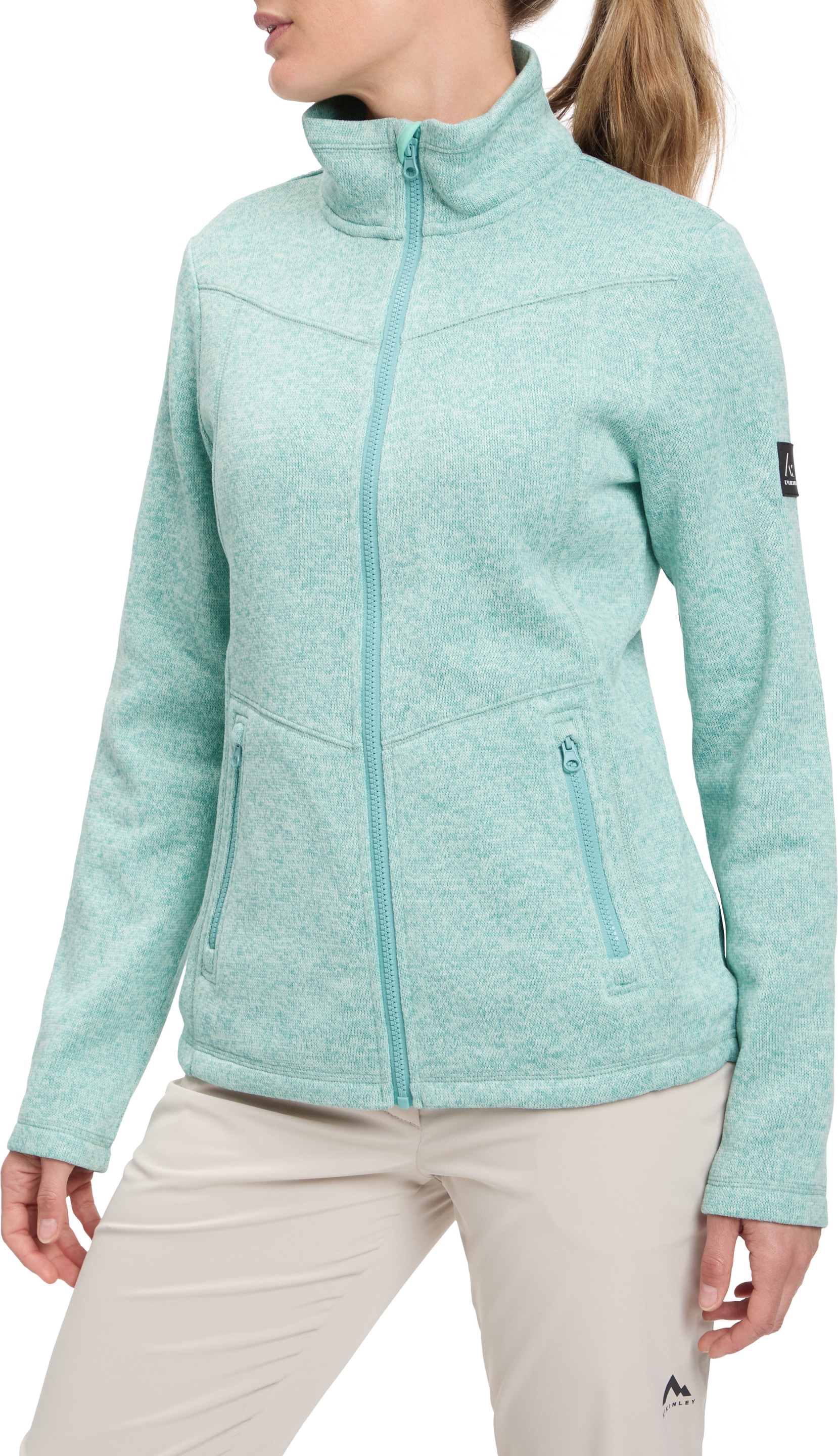 McKINLEY Fleecejacke "DA.-UNTERJACKE RUBIN III WMS" weiches Strickfleece-Ma günstig online kaufen