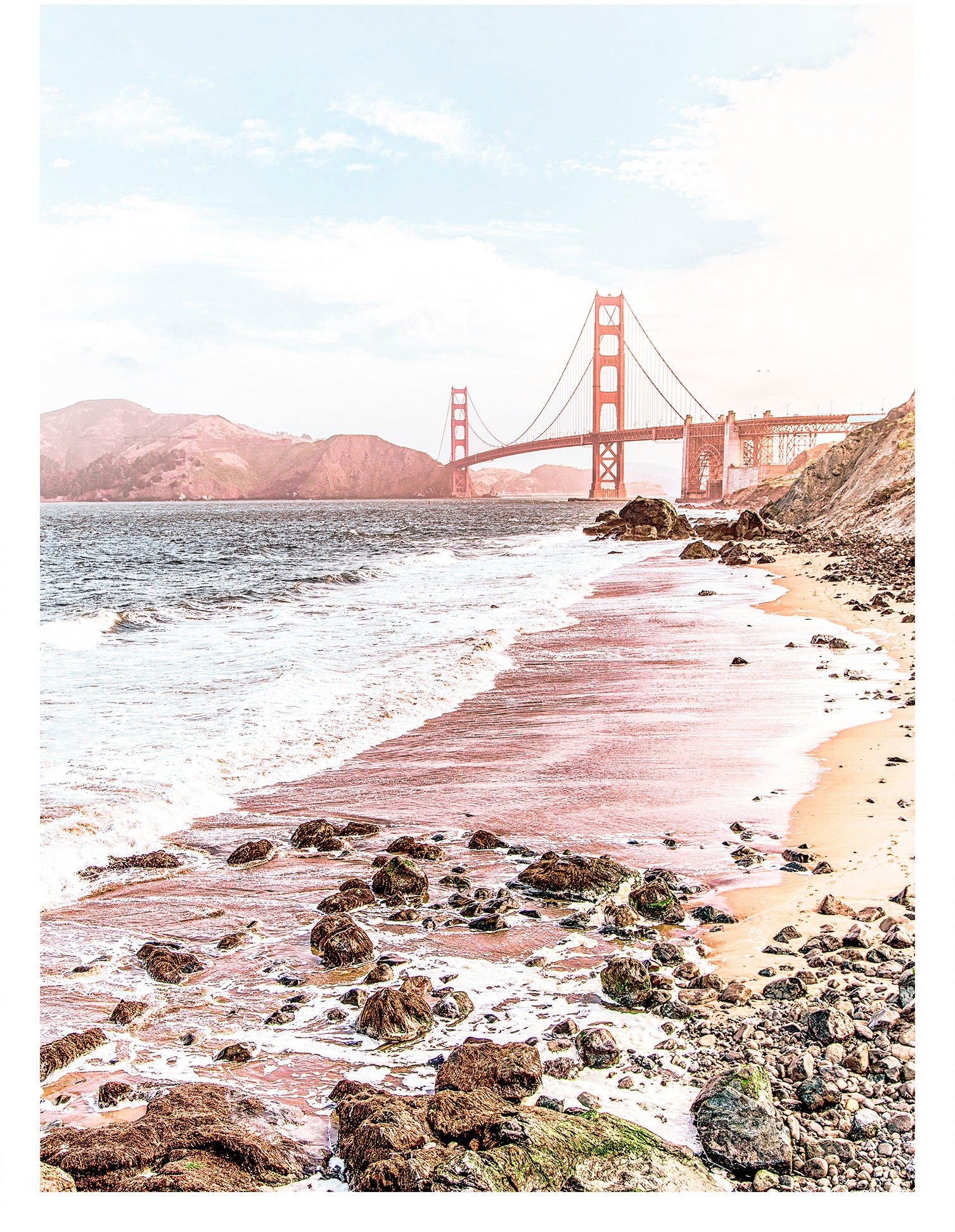 Komar Wandbild "Golden Gate", (1 St.), Deutsches Premium-Poster Fotopapier günstig online kaufen