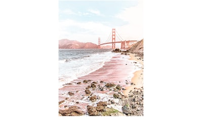 Komar Wandbild »Golden Gate«, (1 St.), Deutsches Premium-Poster Fotopapier mit... kaufen