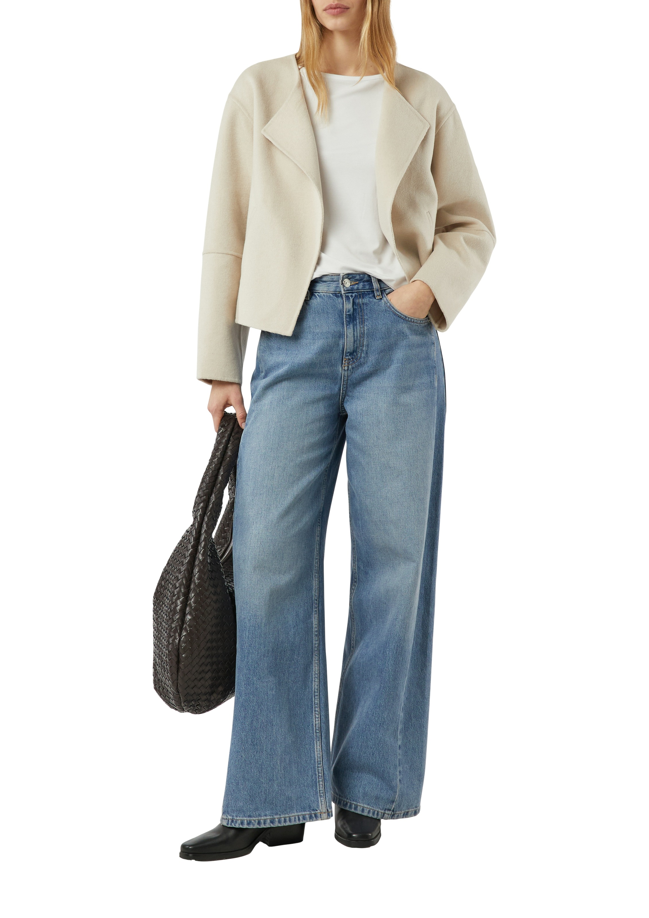 Comma T-Shirt halbarm, mit U-Boot.Ausschnitt günstig online kaufen