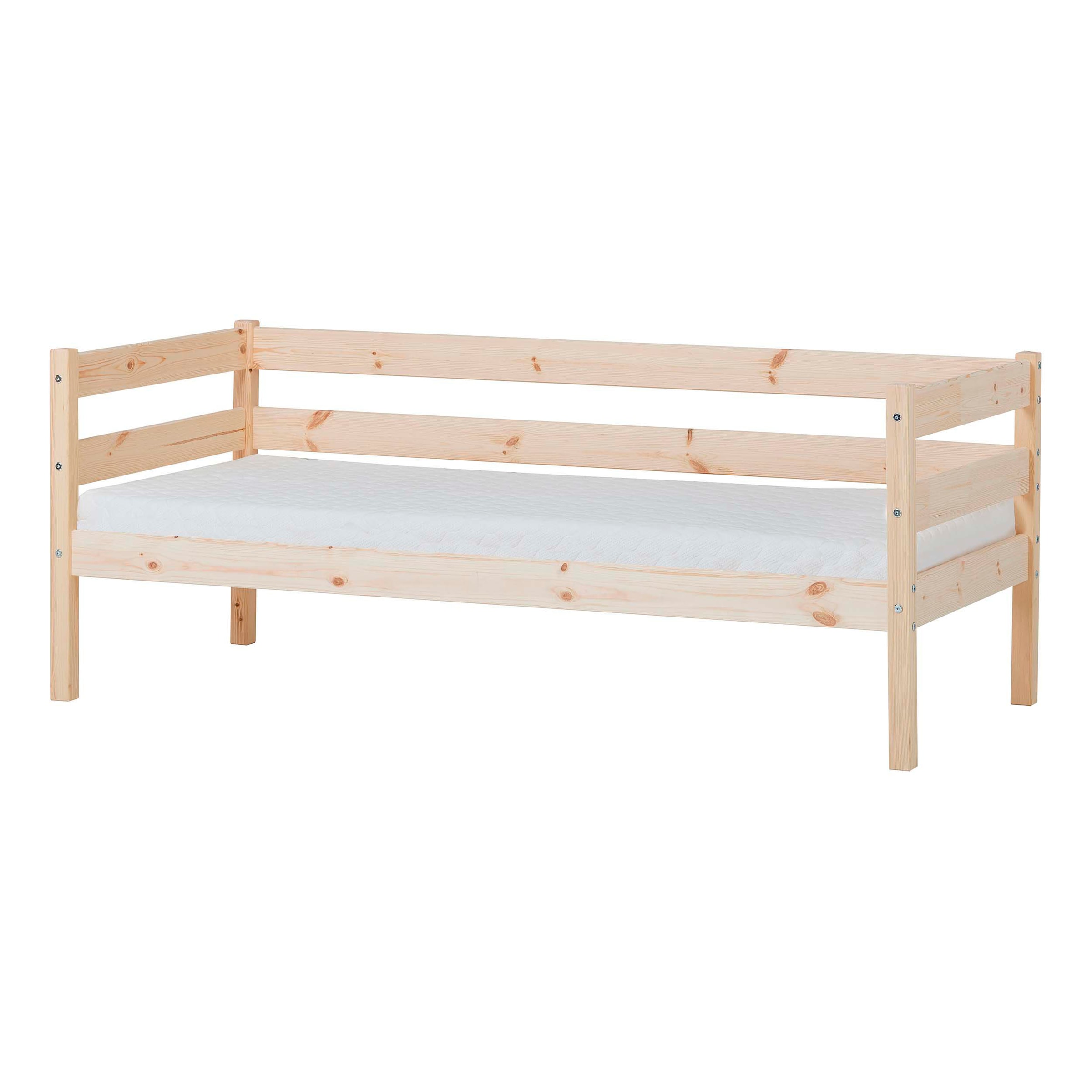 Hoppekids Einzelbett "ECO Comfort Kinderbett, Kiefer Massivholz, Jugendbett inkl. Rollrost", 70x160 cm, wahlweise in ver