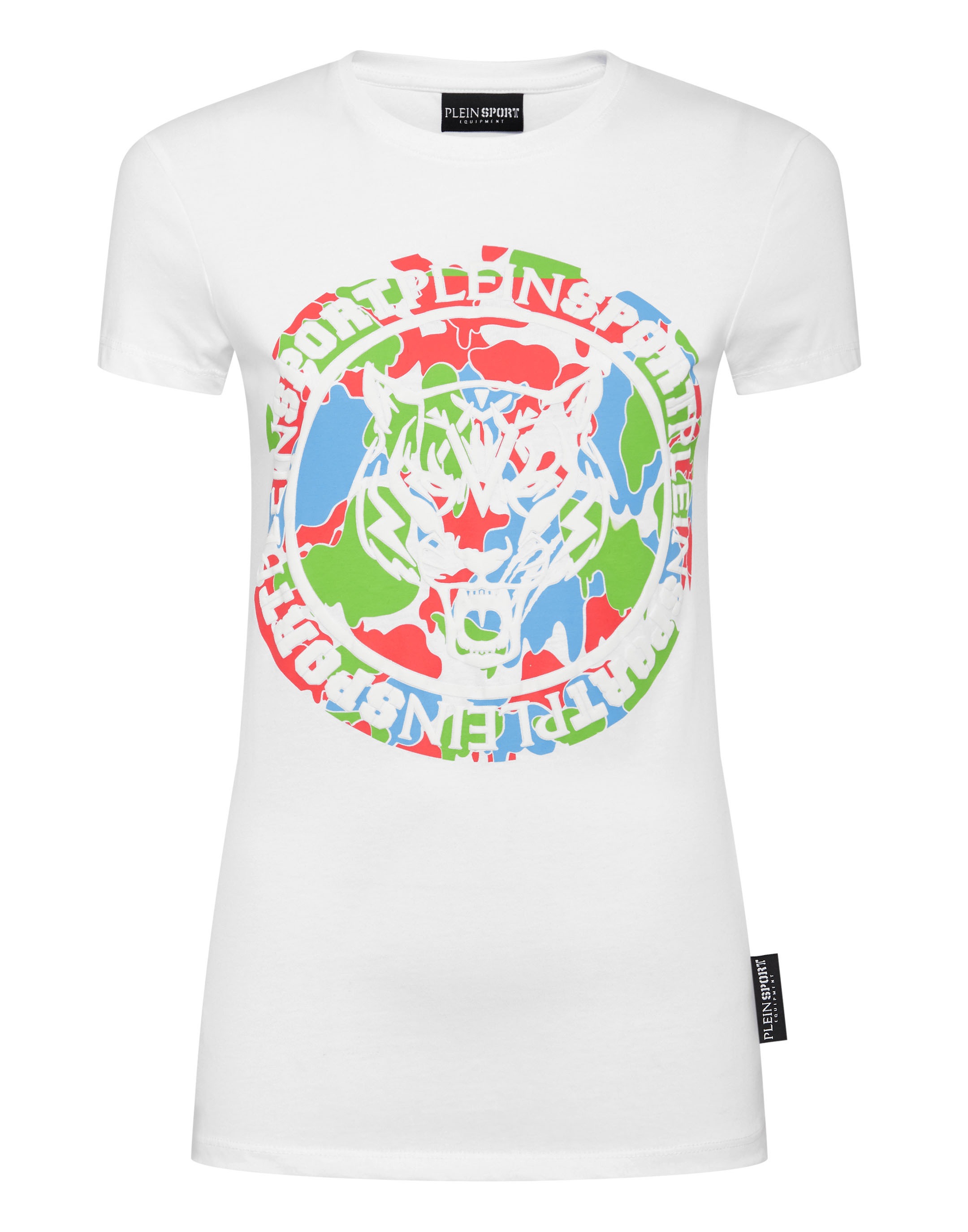 PLEIN SPORT T-Shirt "T-Shirt Slim Fit Carbon Tiger" günstig online kaufen