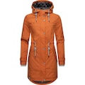 PEAK TIME Regenjacke »L60042«, stylisch taillierter Regenmantel für Damen