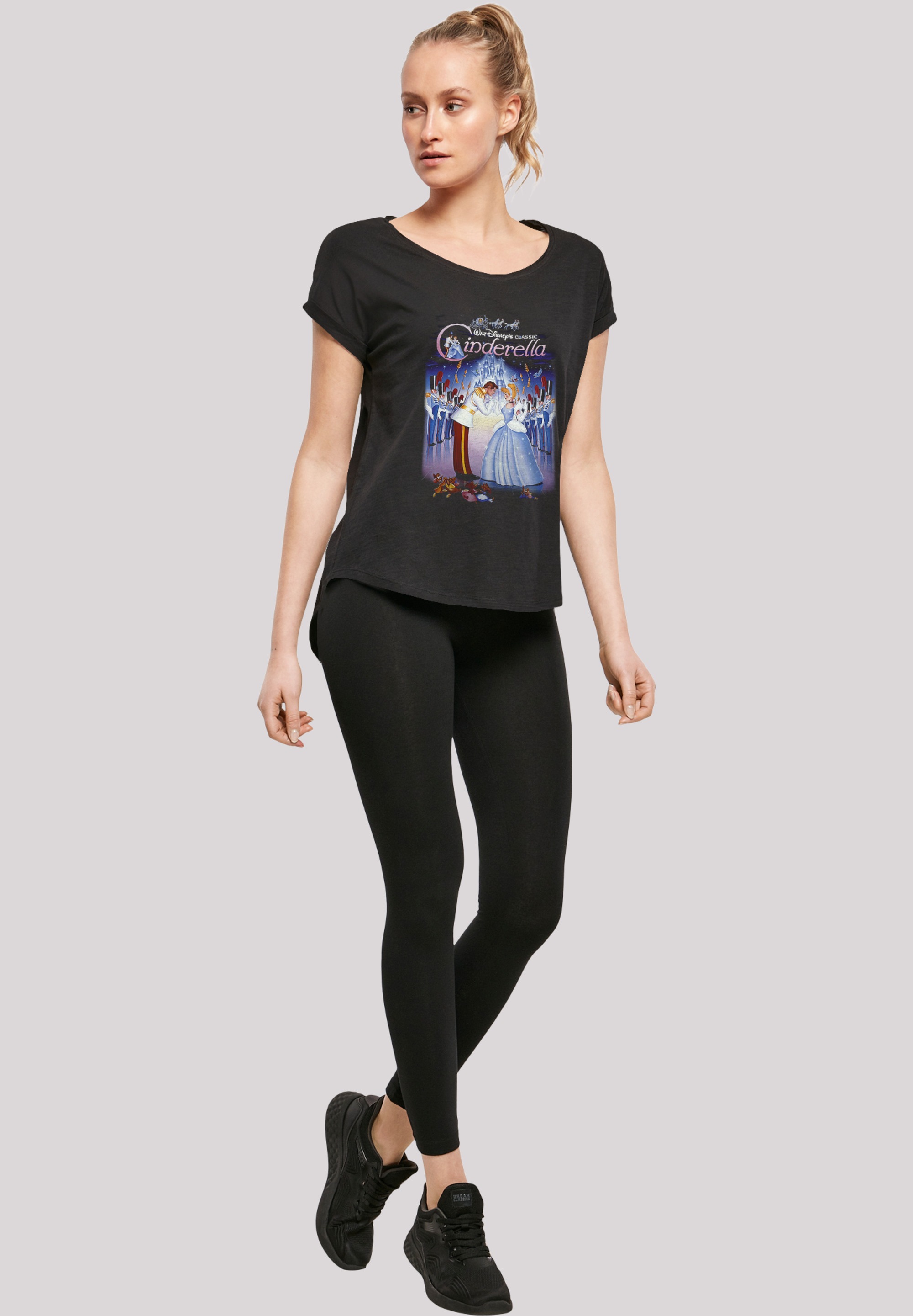 F4NT4STIC T-Shirt »Disney Cinderella Aschenputtel Collage Poster«, Print