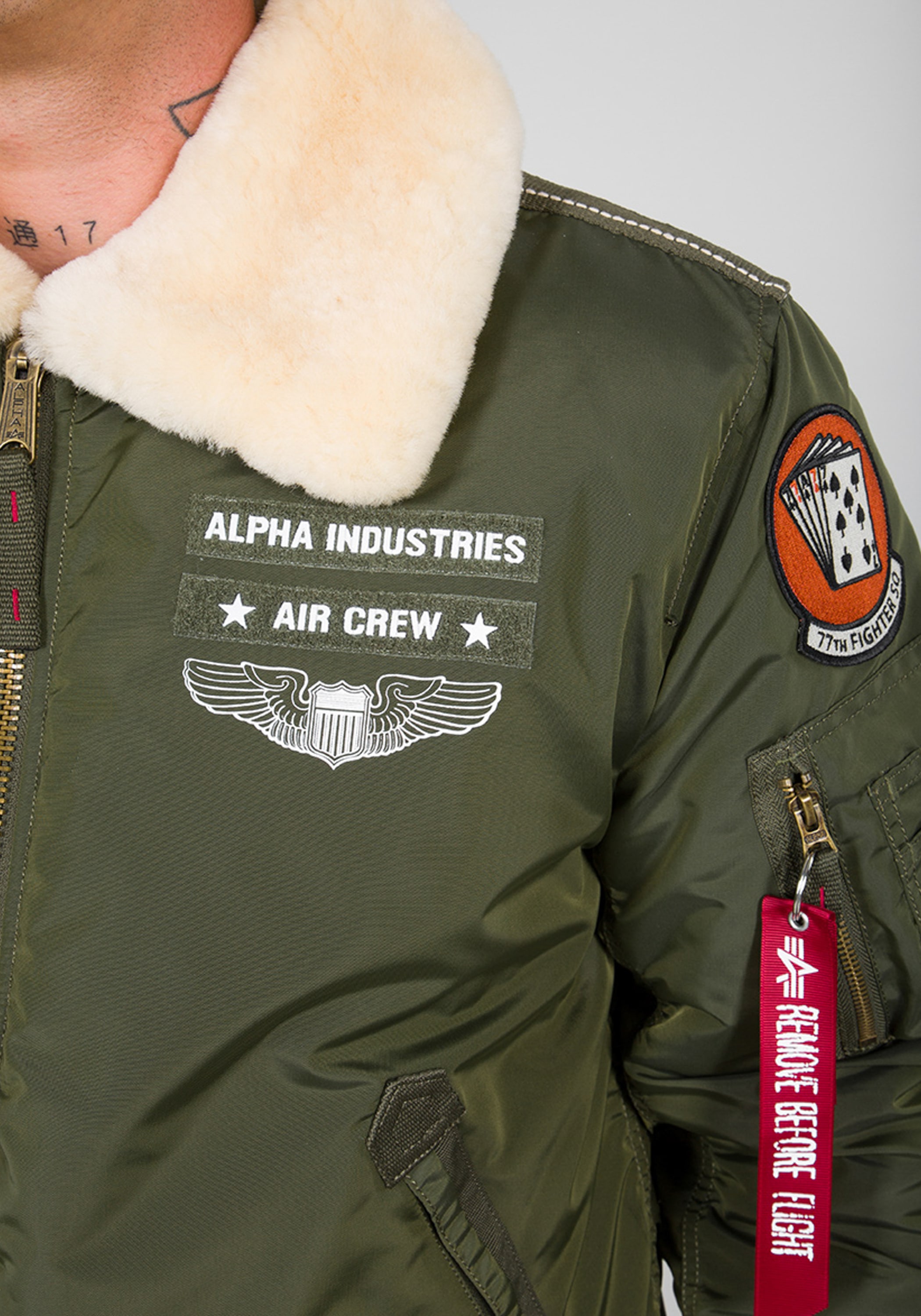 Alpha Industries Bomberjacke »ALPHA INDUSTRIES Men - Bomber Jackets Injector III Air Force«