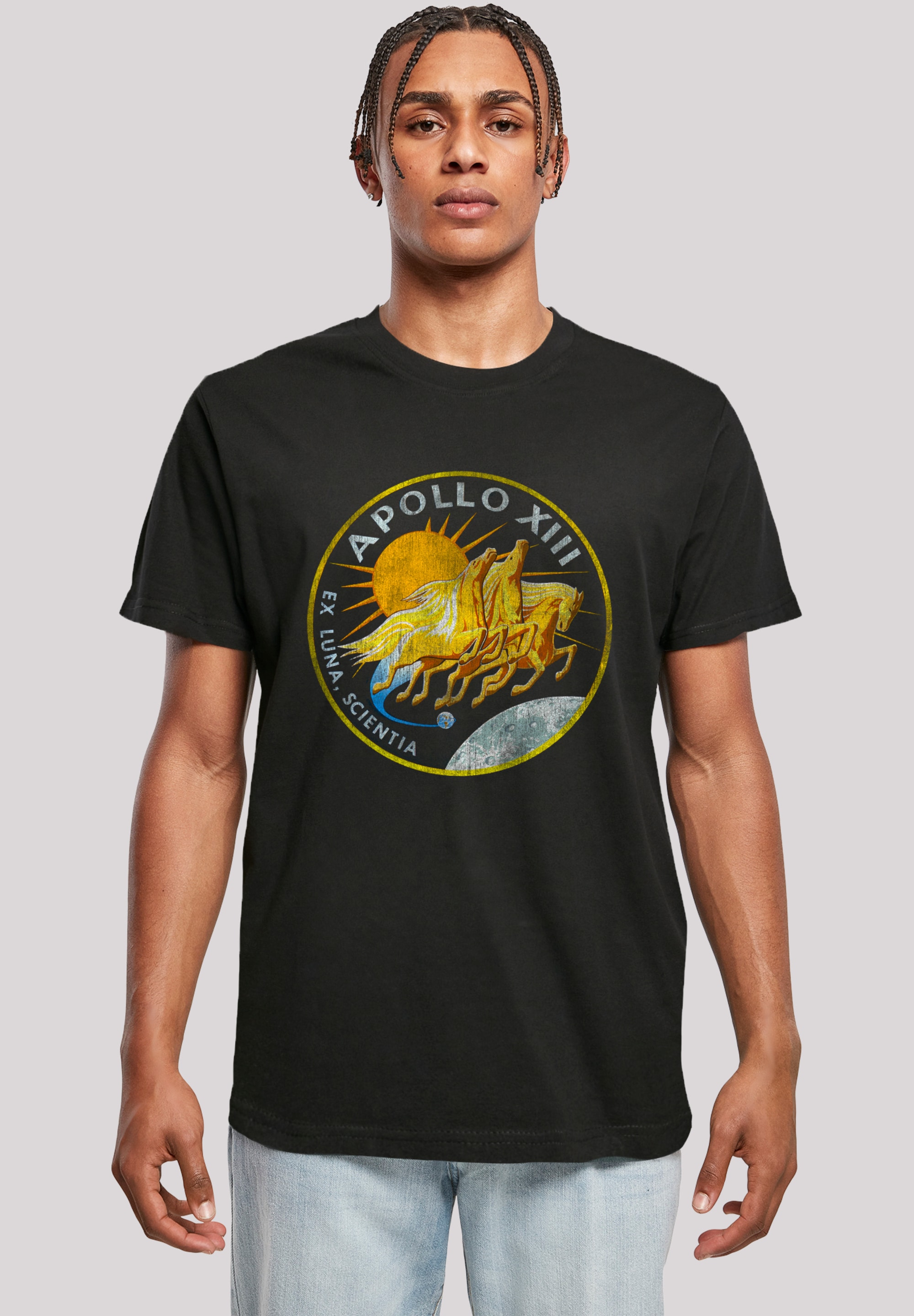 F4NT4STIC T-Shirt "NASA Apollo 13 Mission Badge Distressed", Premium Qualit günstig online kaufen
