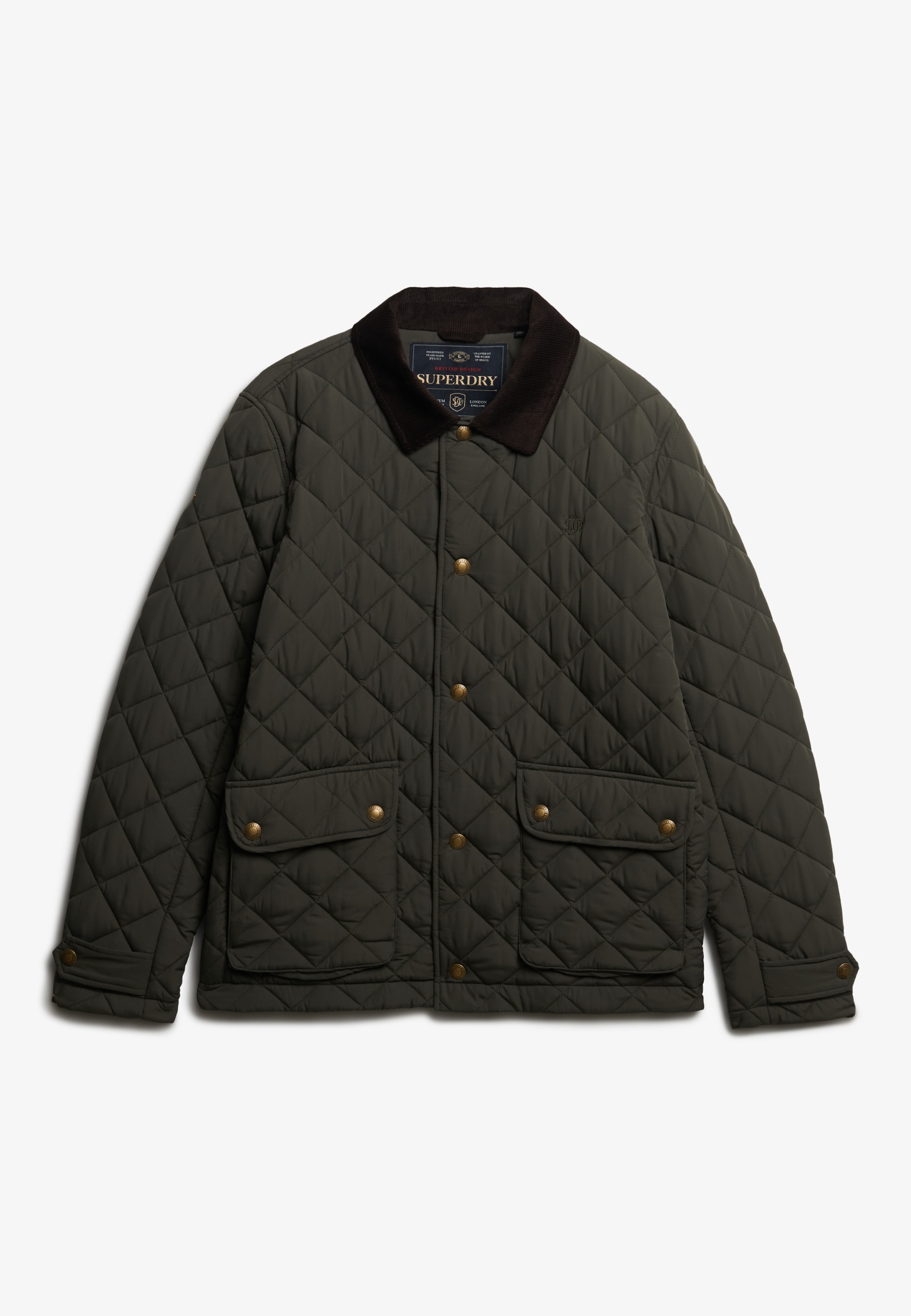 Superdry Steppjacke »QUILTED ESTATE COACH JACKET« Kunstfaser, regular fit