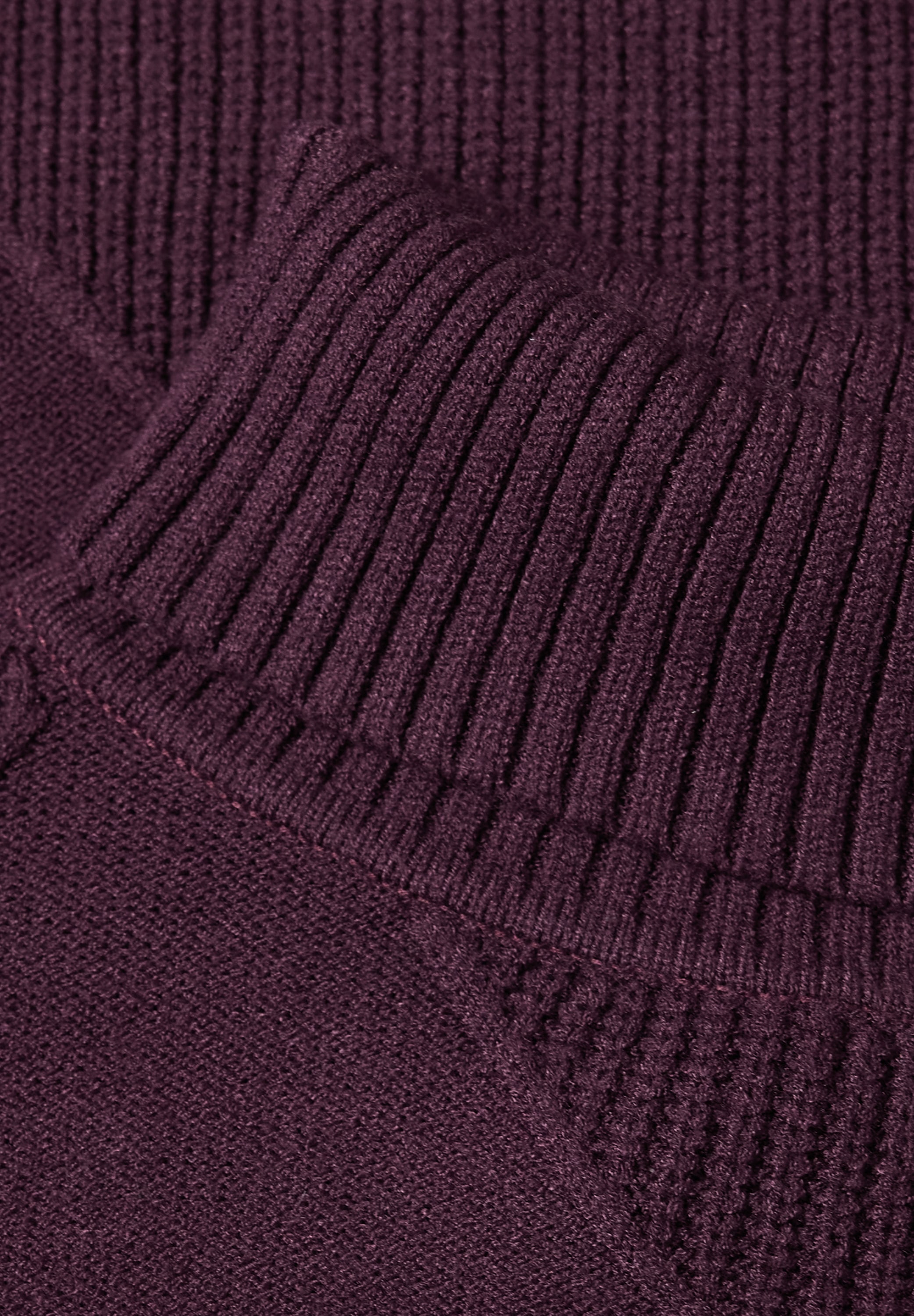 STREET ONE Rollkragenpullover aus softem Materialmix