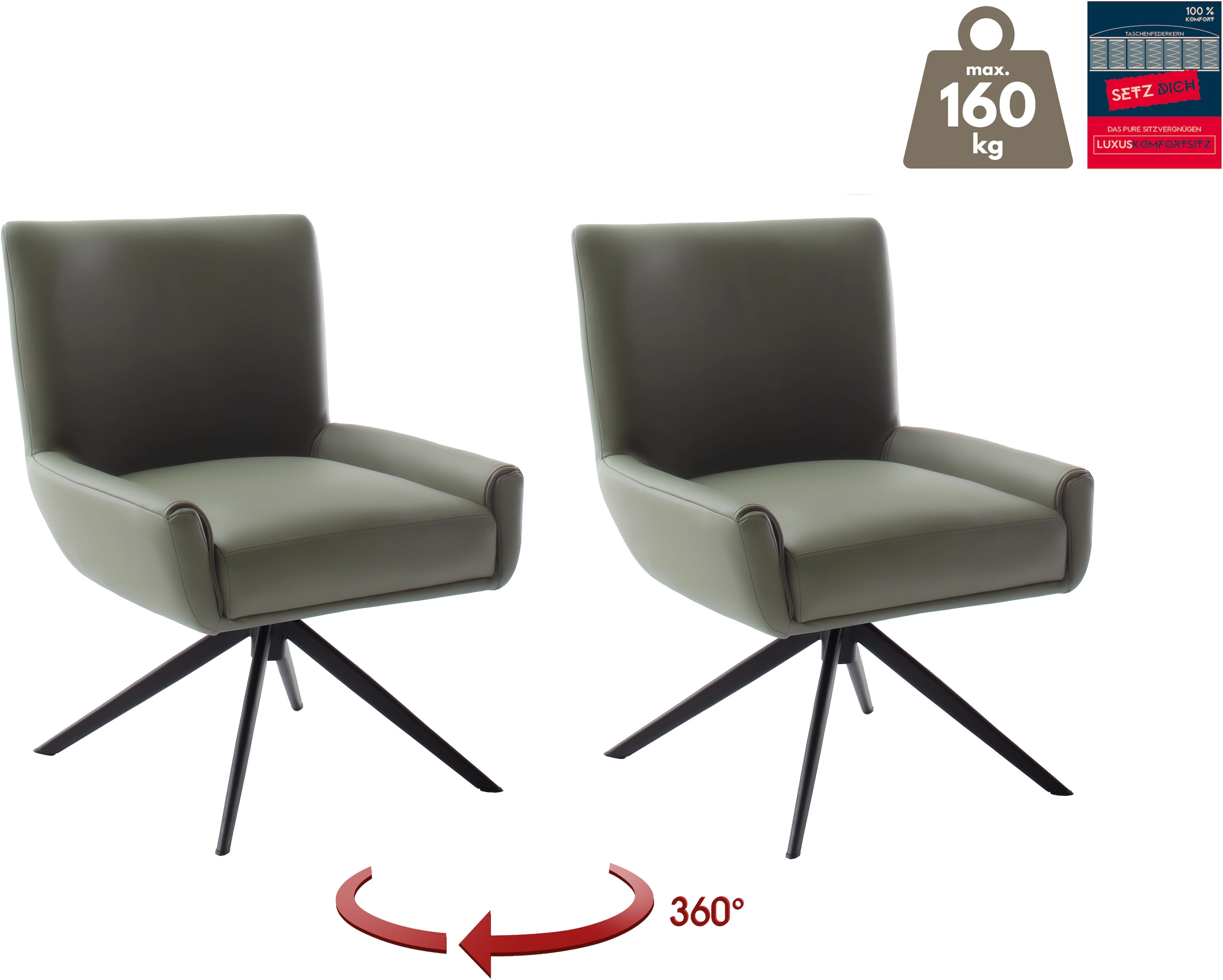 MCA furniture 4-Fußstuhl "WILSON Esszimmerstuhl, Armlehnstuhl, Polsterstuhl günstig online kaufen