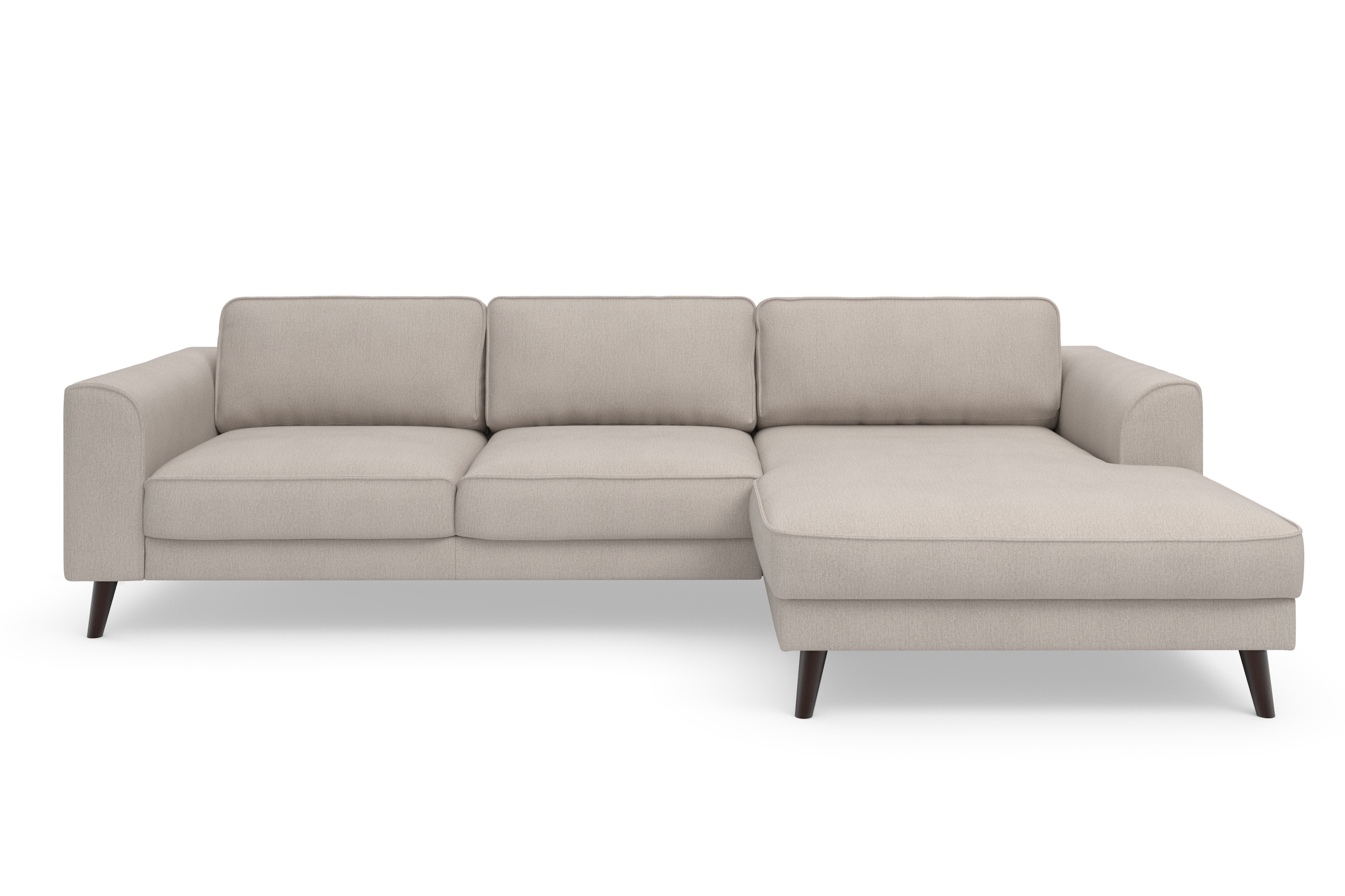 TRENDMANUFAKTUR Ecksofa "Lumber Jack, elegantes Designsofa, zeitlos modern, günstig online kaufen