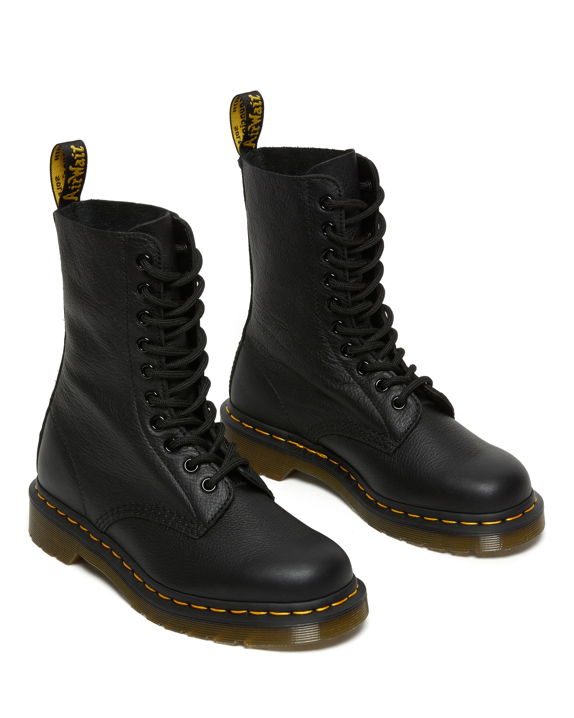 DR. MARTENS Stiefel "1490 Virginia" 20-Loch Schnürboots mit logobedruckter Anziehlasche