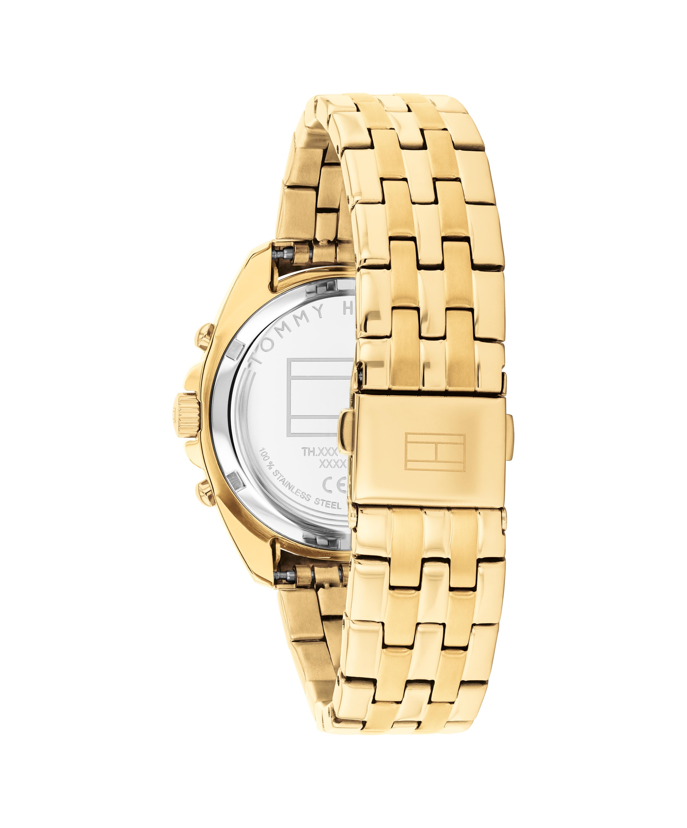 Tommy Hilfiger Multifunktionsuhr »MELLIE«, Quarzuhr, Armbanduhr, Damenuhr, Edelstahlarmband, analog