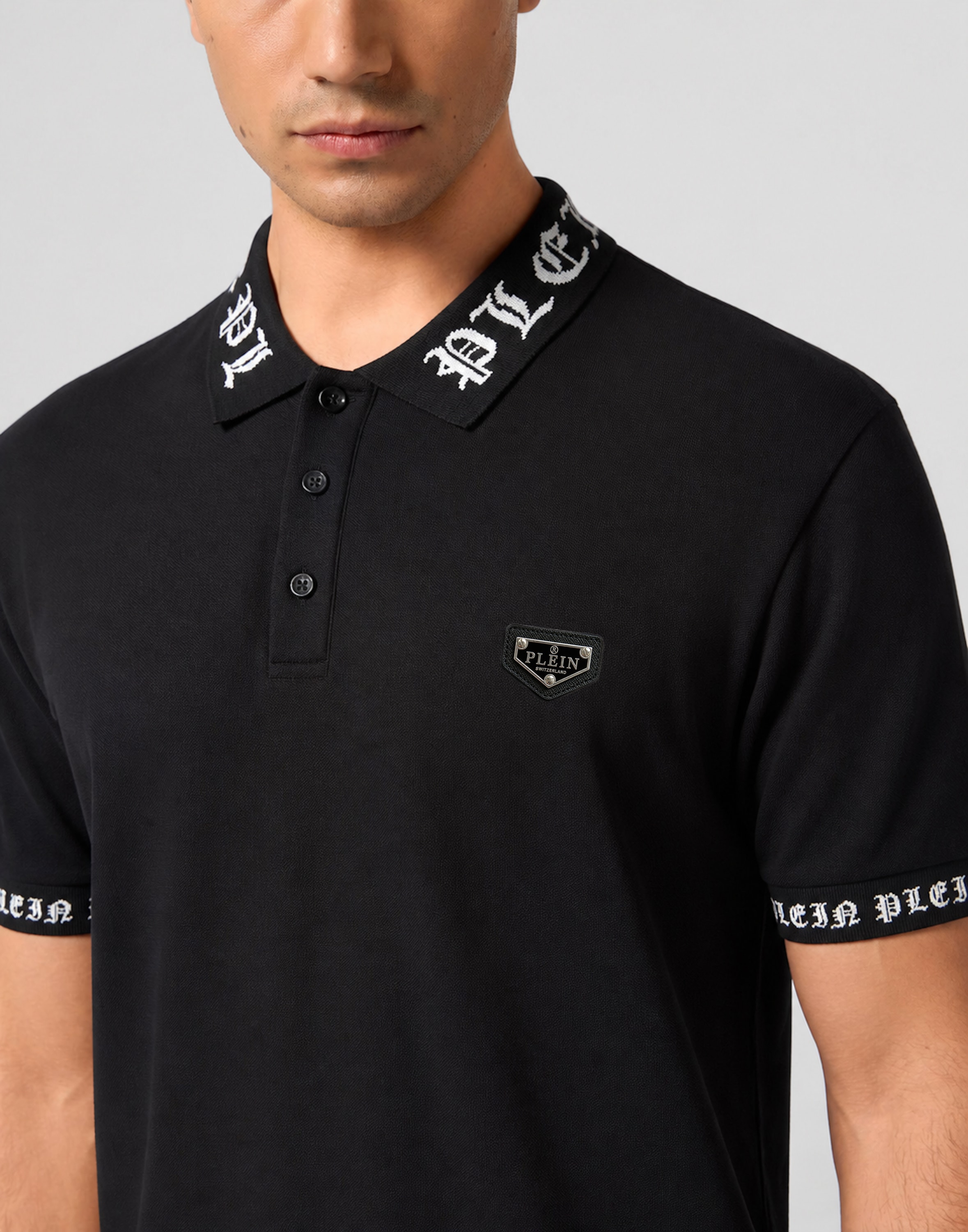 PHILIPP PLEIN Poloshirt »Kurzarm-Poloshirt«