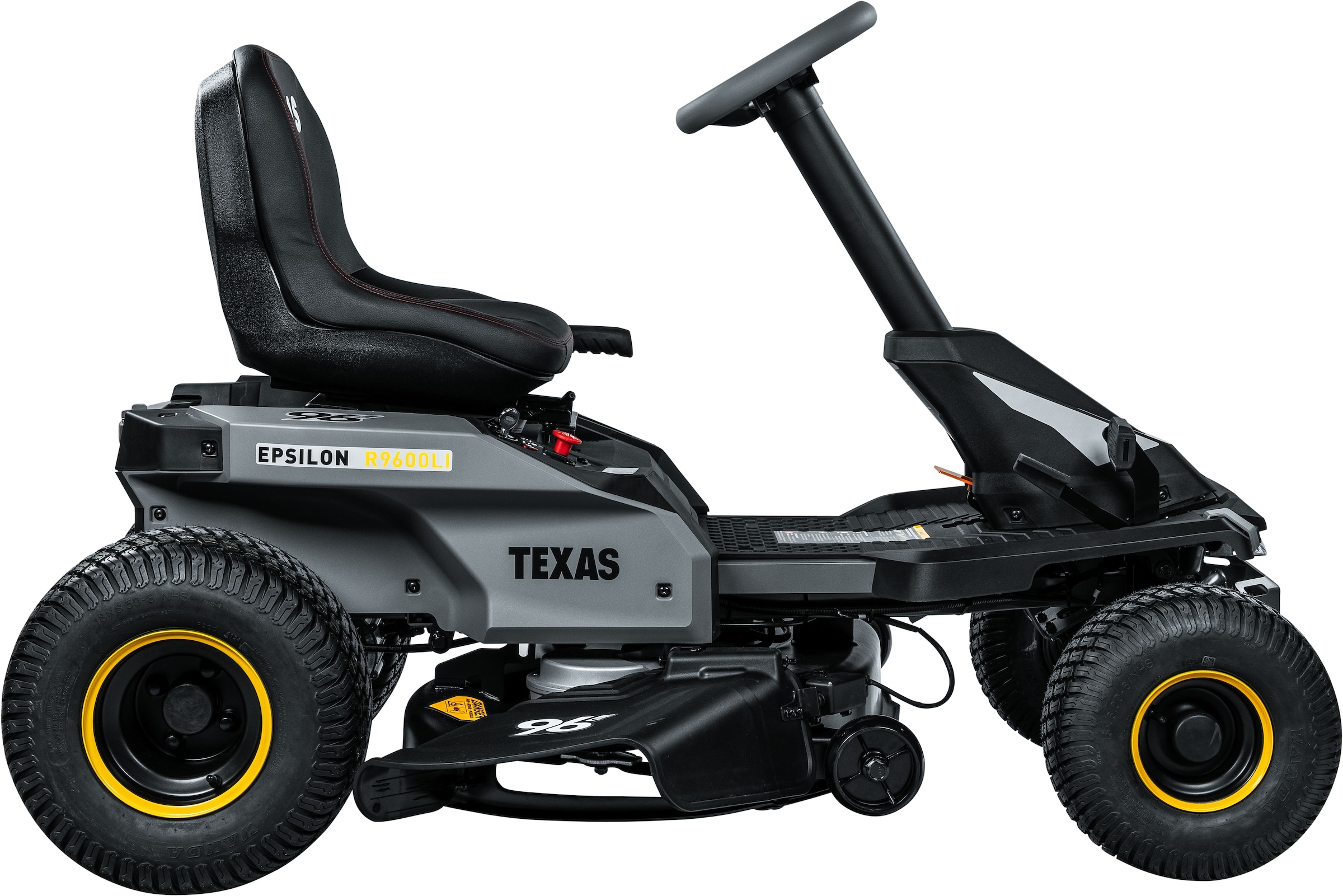 Texas Akku-Rasentraktor »Epsilon R9600Li« 72 V Akku, 7 Schnitthöhen