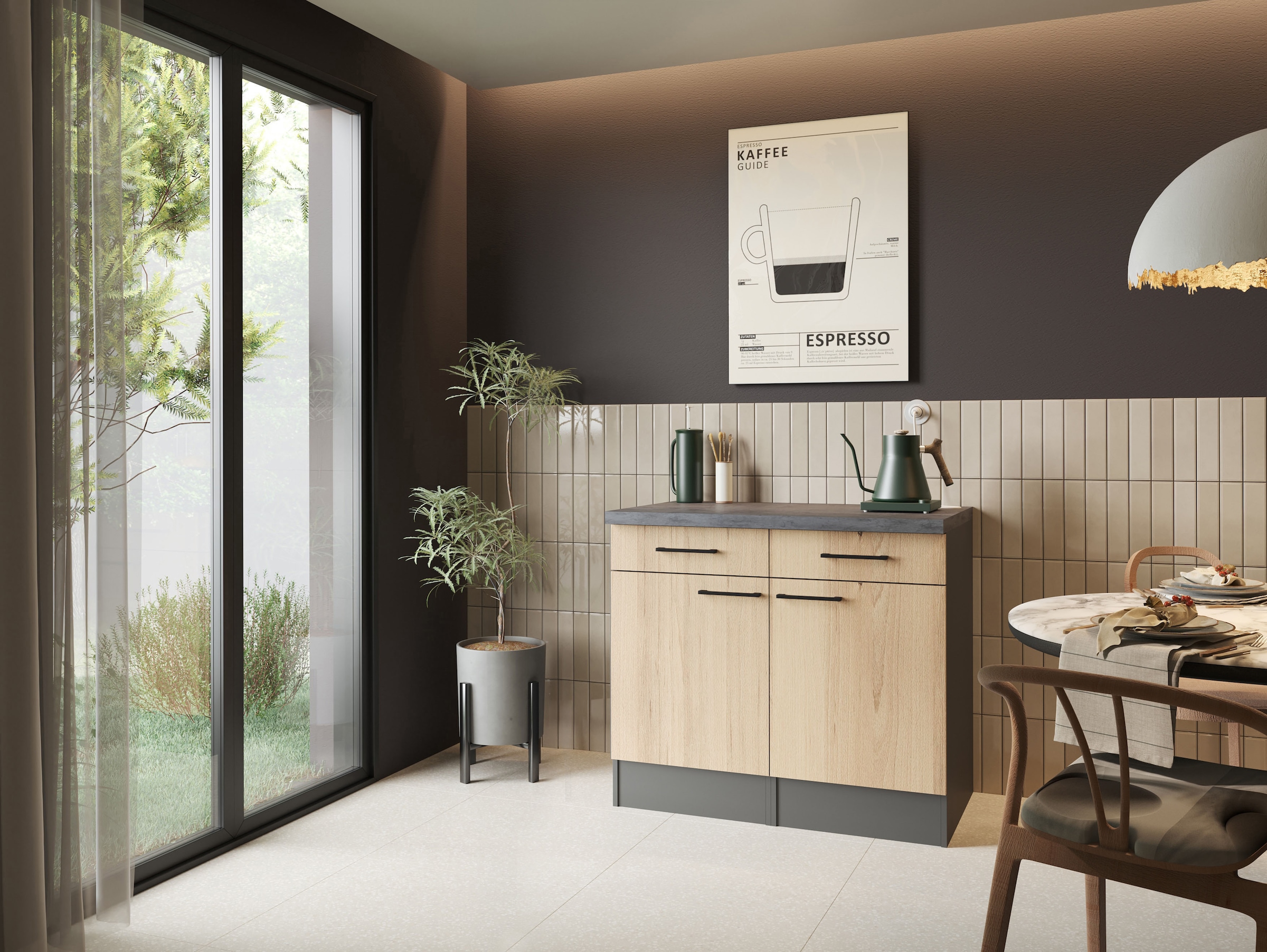 RESPEKTA Sideboard »Oliver« zerlegt, mit Soft Close Funktion, Breite 100 cm