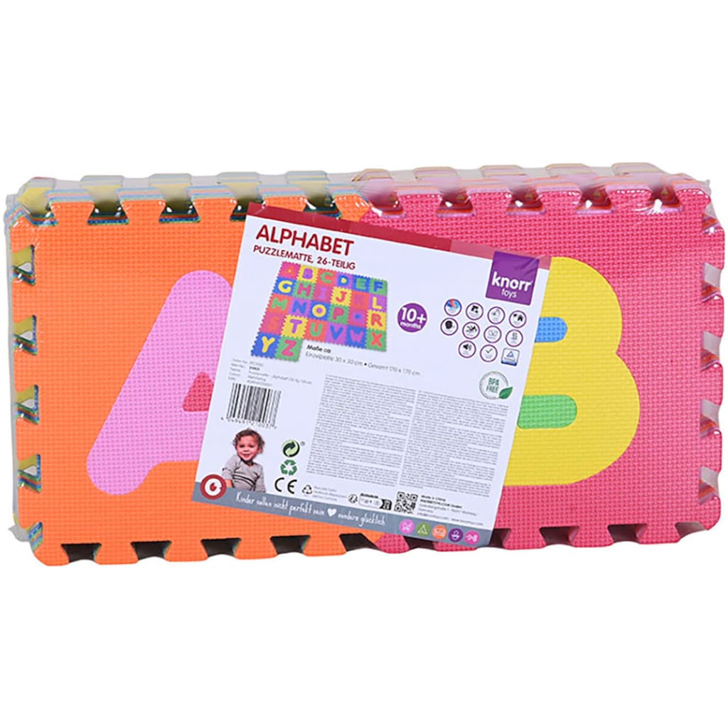 Knorrtoys® Puzzle »Alphabet«, Puzzlematte, Bodenpuzzle