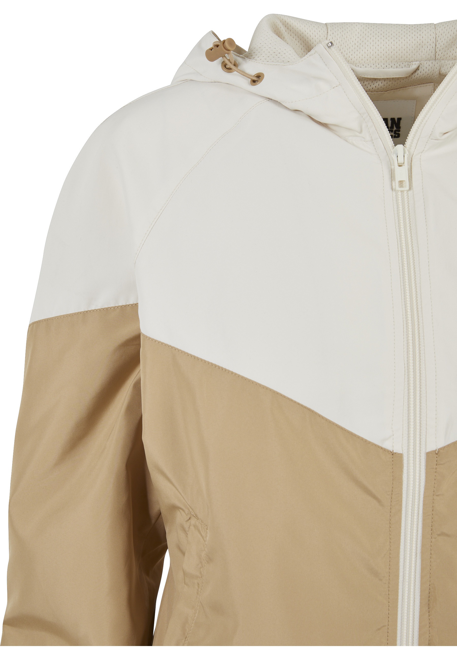 URBAN CLASSICS Anorak »Urban Classics Damen Ladies Arrow Windbreaker« 1 Stk. tlg. mit Kapuze