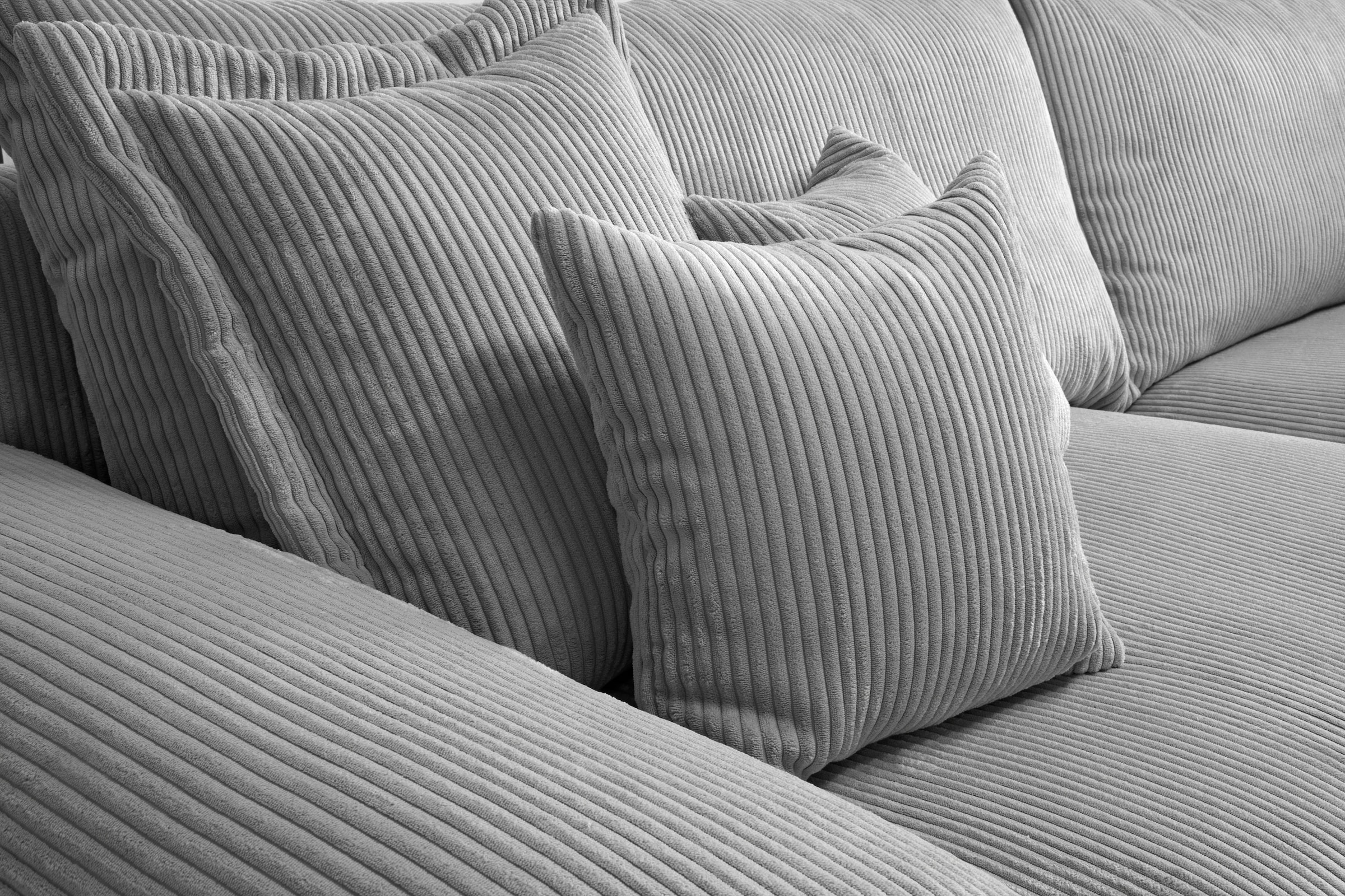 Home affaire Big-Sofa »Soft&Cosy XL - Breite 246 cm«, Mega-Sofa, in Cord, Federkern-Polsterung