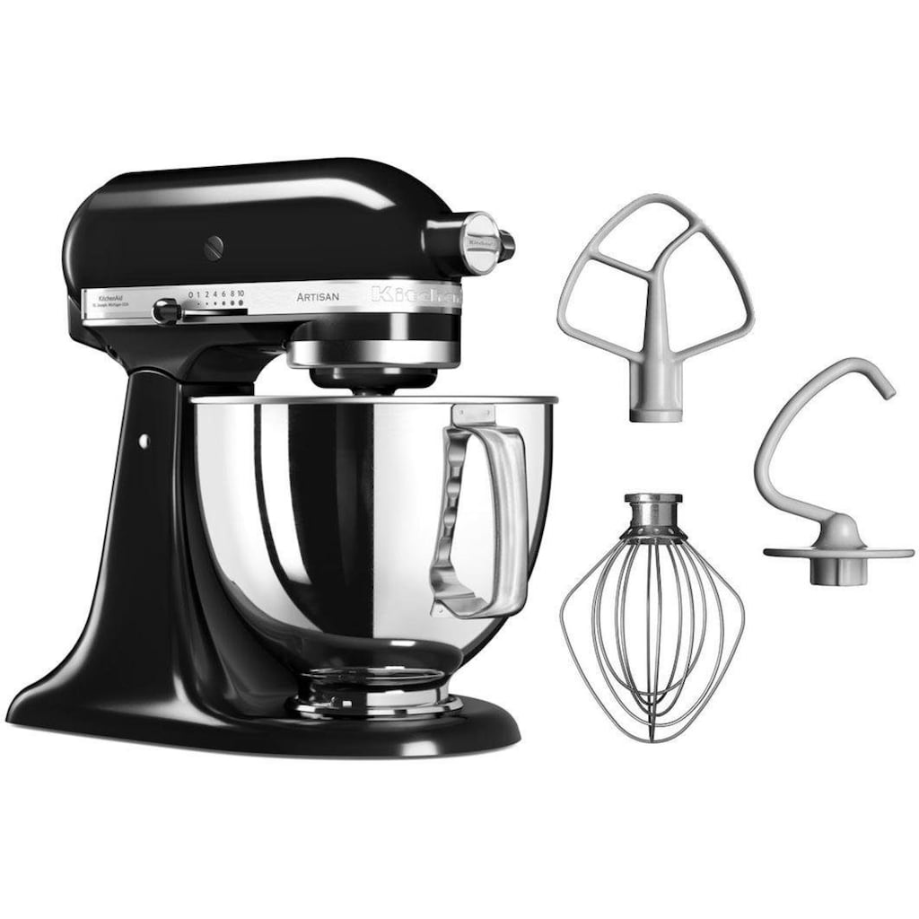 KitchenAid Küchenmaschine »5KSM125EOB ONYX BLACK«