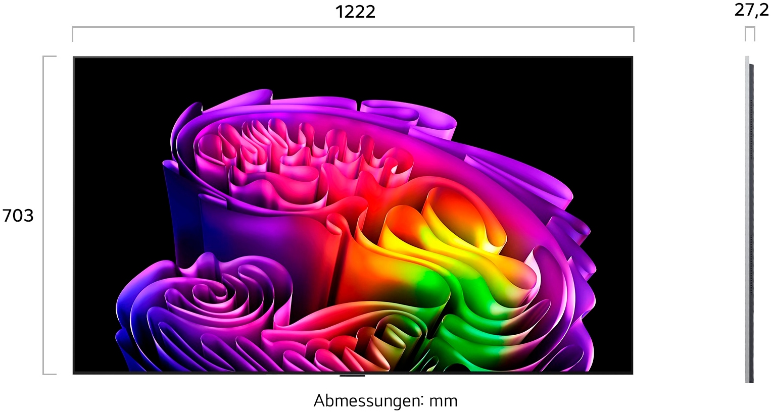 LG OLED-Fernseher »OLED55G67LW« 139 cm/55 ″ Smart-TV