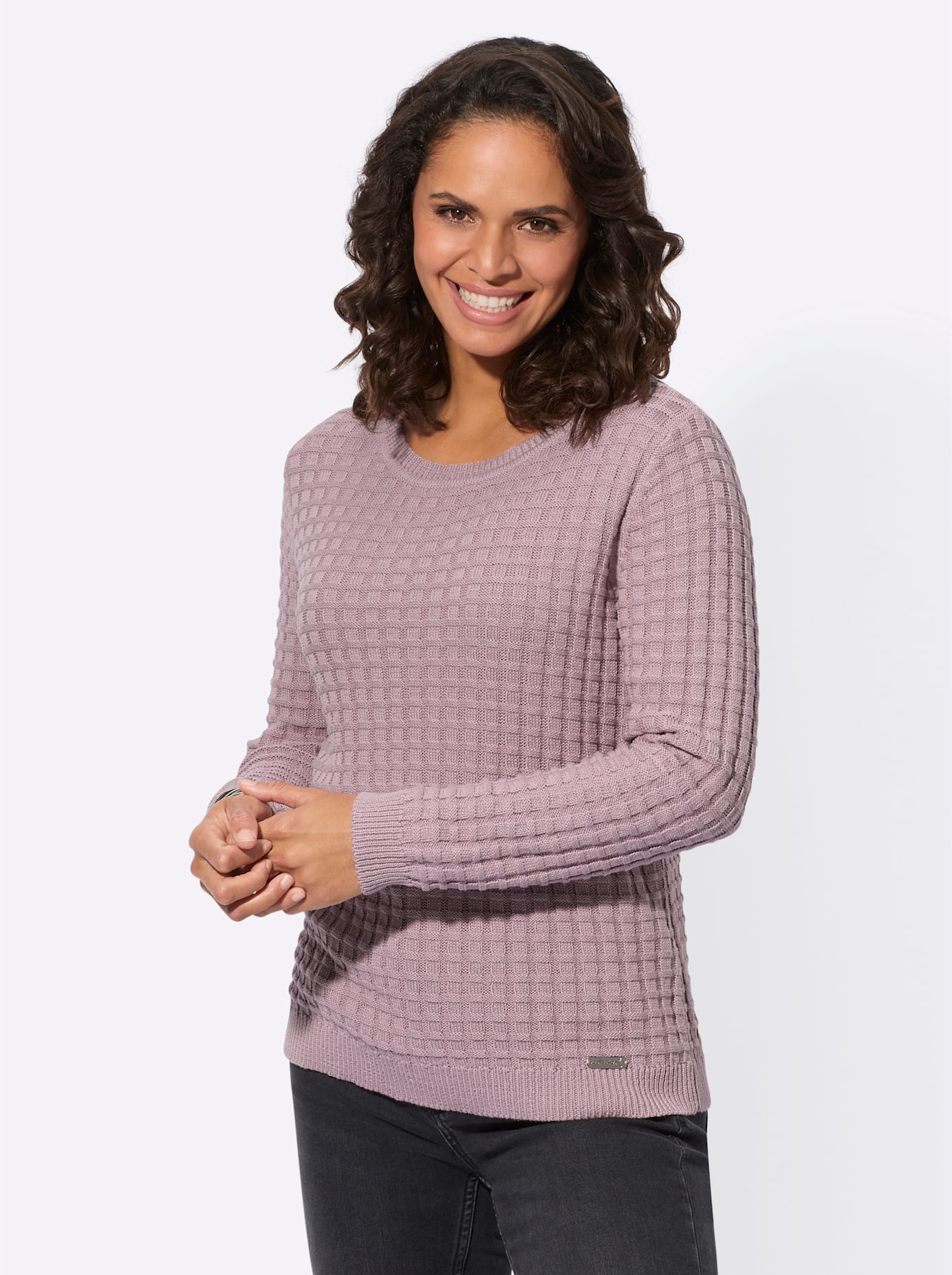 Casual Looks Rundhalspullover "Rundhals-Pullover" günstig online kaufen