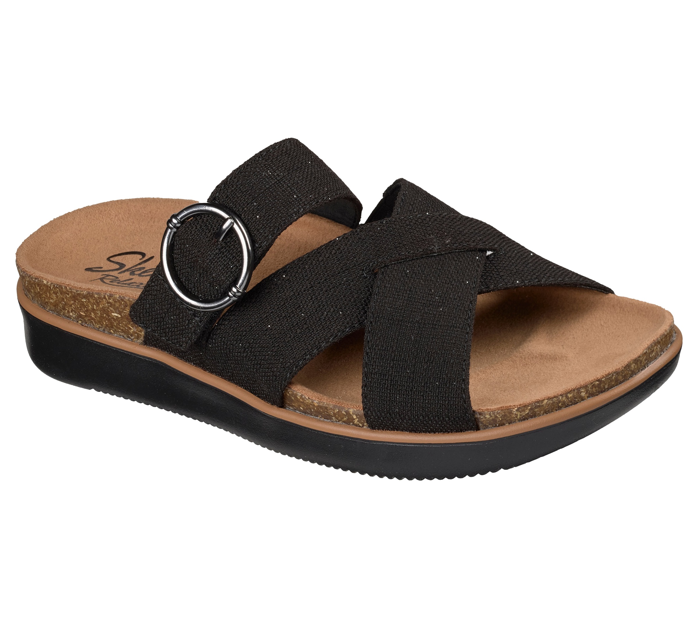 Skechers Pantolette "LIFTED COMFORT-" Sommerschuh, Hausschuh, Slides mit Sc günstig online kaufen