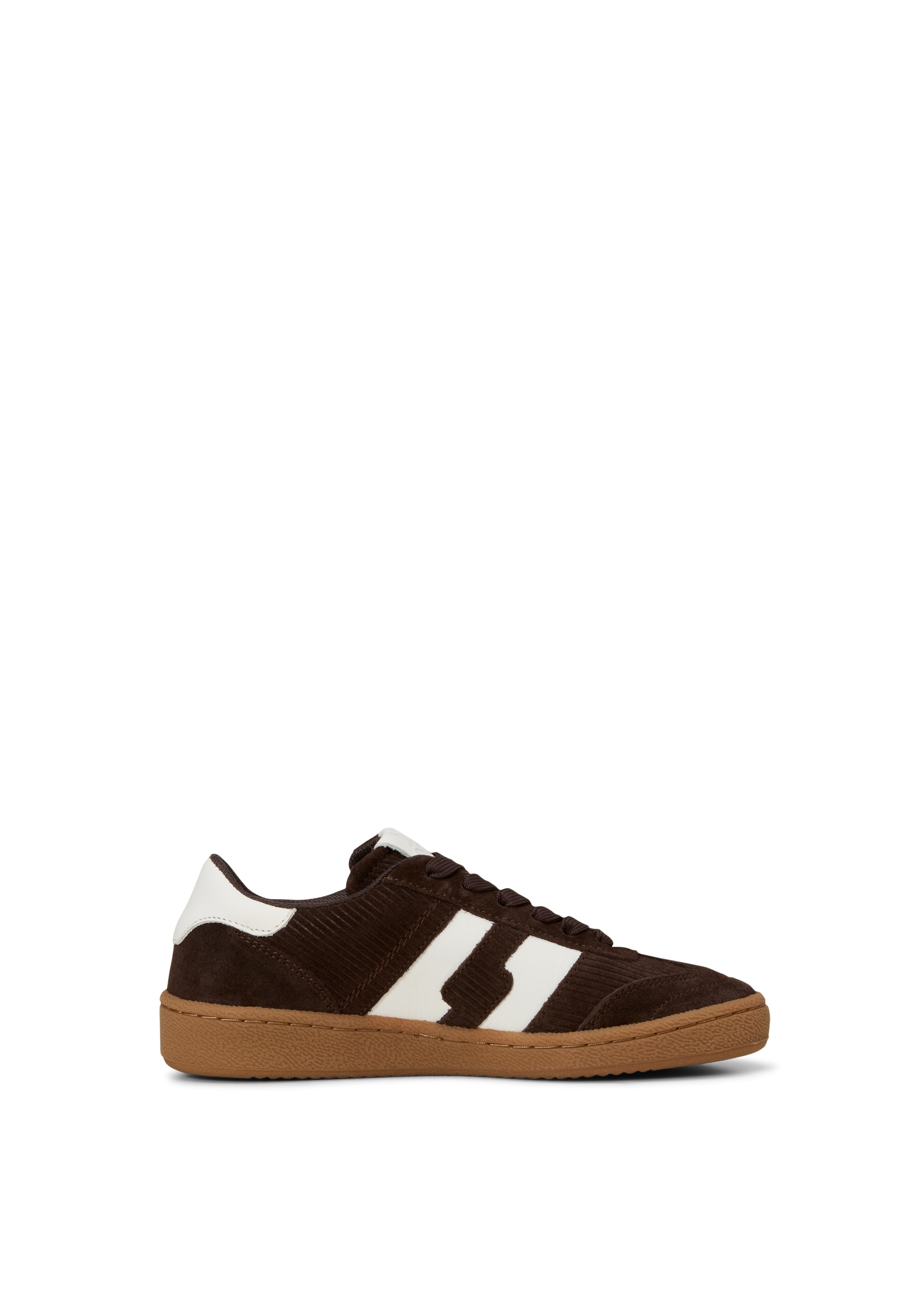 Marc O'Polo Sneaker »Model Court W 5«  Retro-Sneaker, Freizeitschuh, Halbschuh mit Kontraststreifen