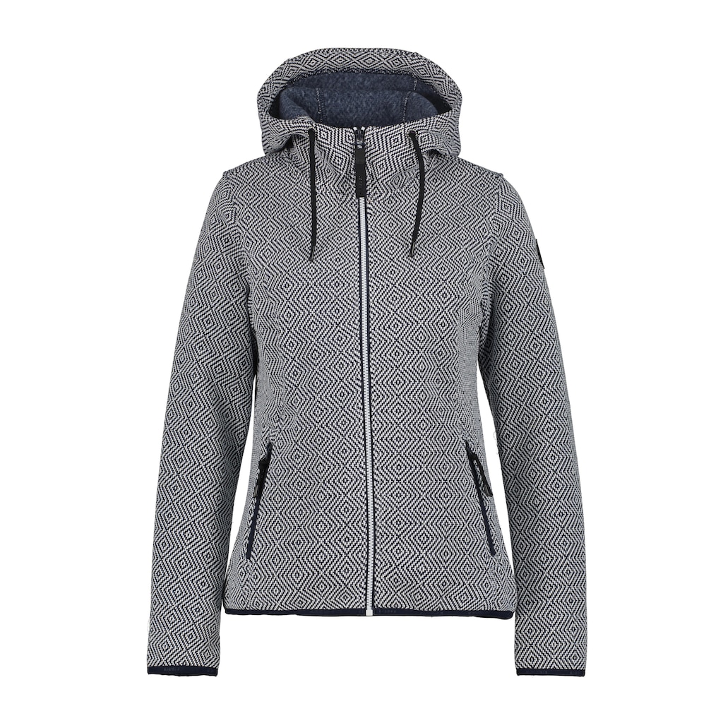 Icepeak Strickfleecejacke »D STRICKFLEECEJACKE ADRIAN«, mit Kapuze