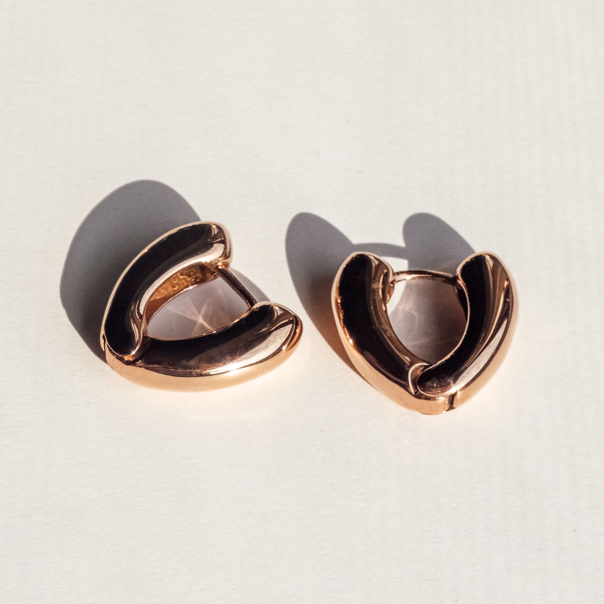 Echtzeit Paar Creolen »Schmuck Geschenk Edelstahl Ohrringe The Modern Basic«