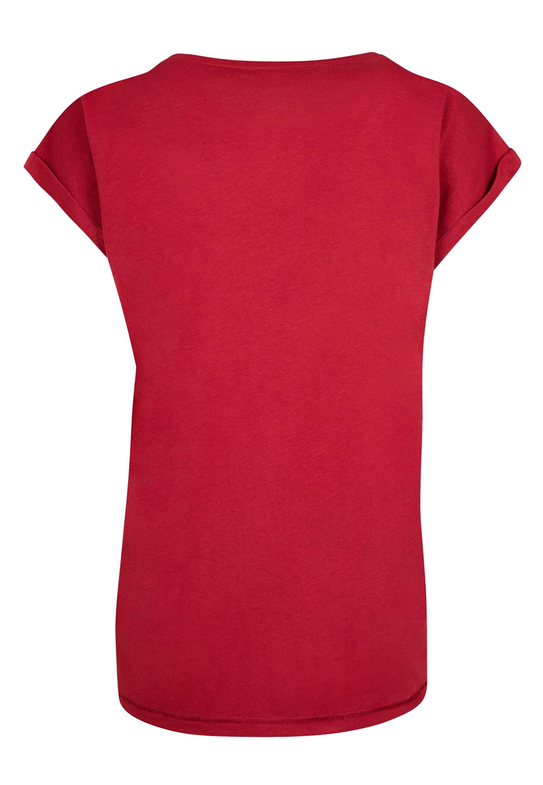 Merchcode T-Shirt "Merchcode Damen Ladies Just love Extended Shoulder Tee" günstig online kaufen
