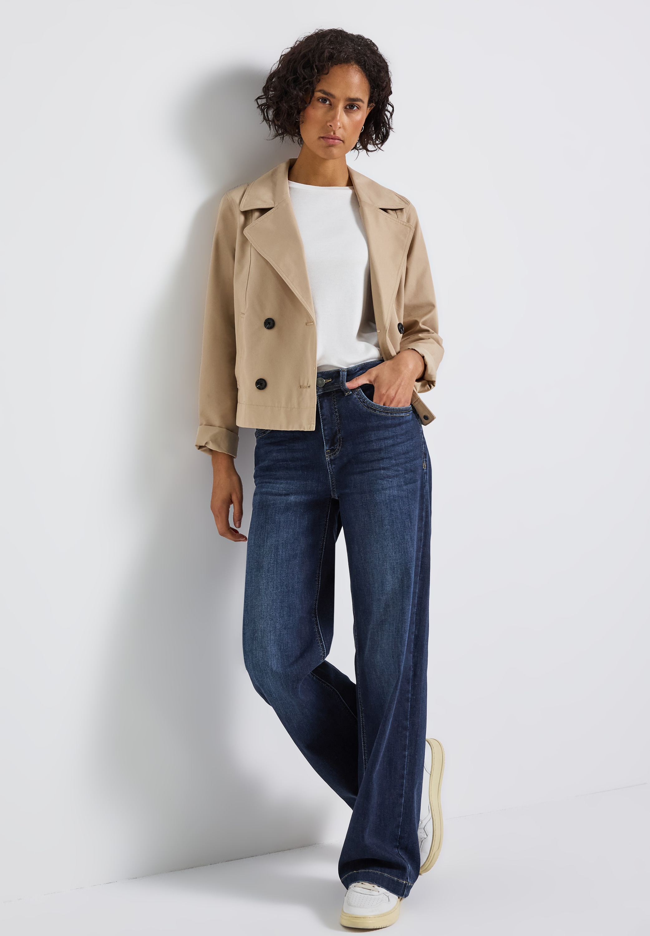 STREET ONE Weite Jeans »Style Denim Wide Leg«, im 5-Pocket-Style und mit Stretch