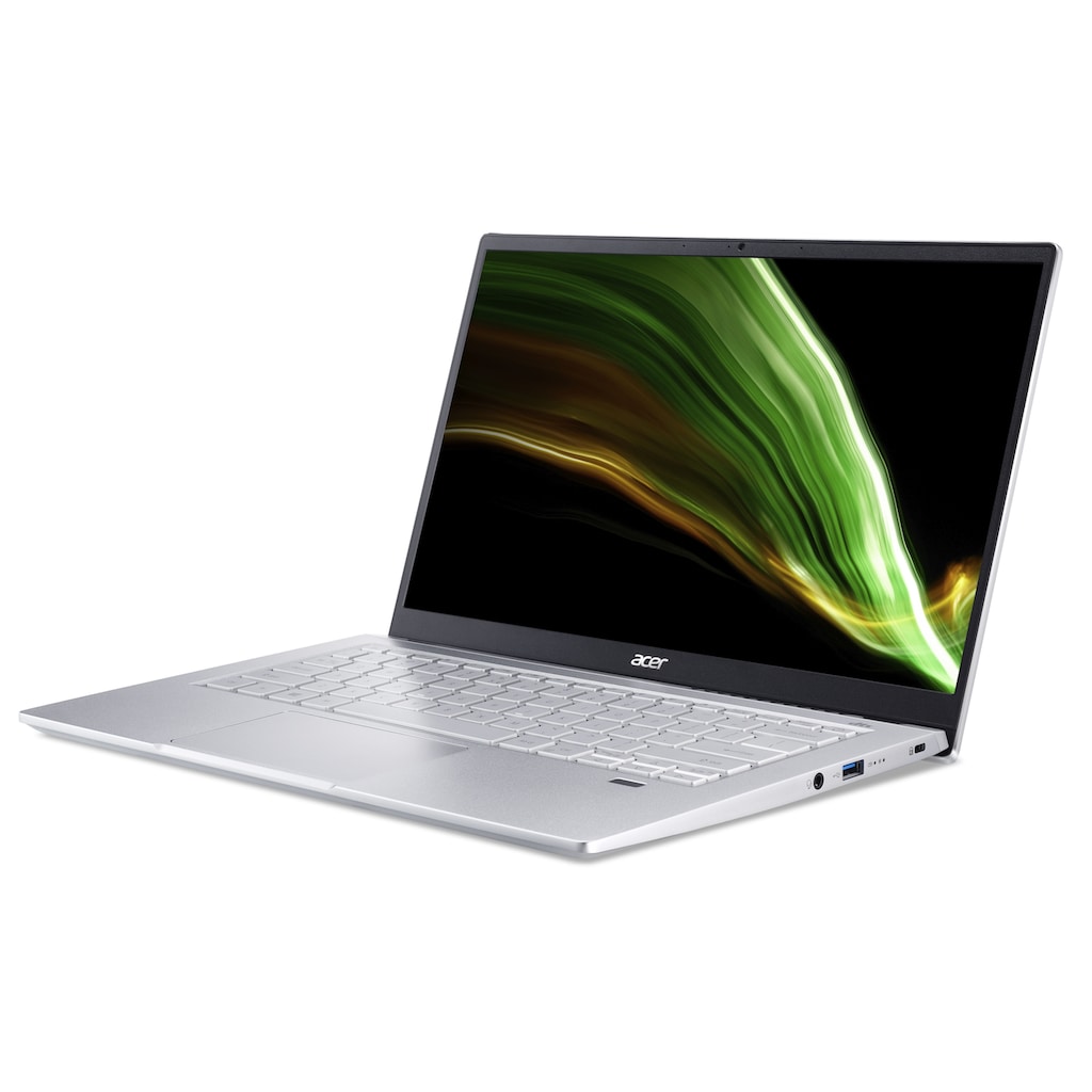 Acer Notebook »Acer Swift 3 (SF314-43-R27A) Ultrathin / Laptop 14 Zoll Windows 11 - FHD IPS Display, AMD Ryzen 5-5500U, 16 GB LPDDR4X RAM, 1.000 GB PCIe SSD, AMD Radeon Graphics«, (35,6 cm/14 Zoll), AMD, Ryzen 5, 1000 GB SSD