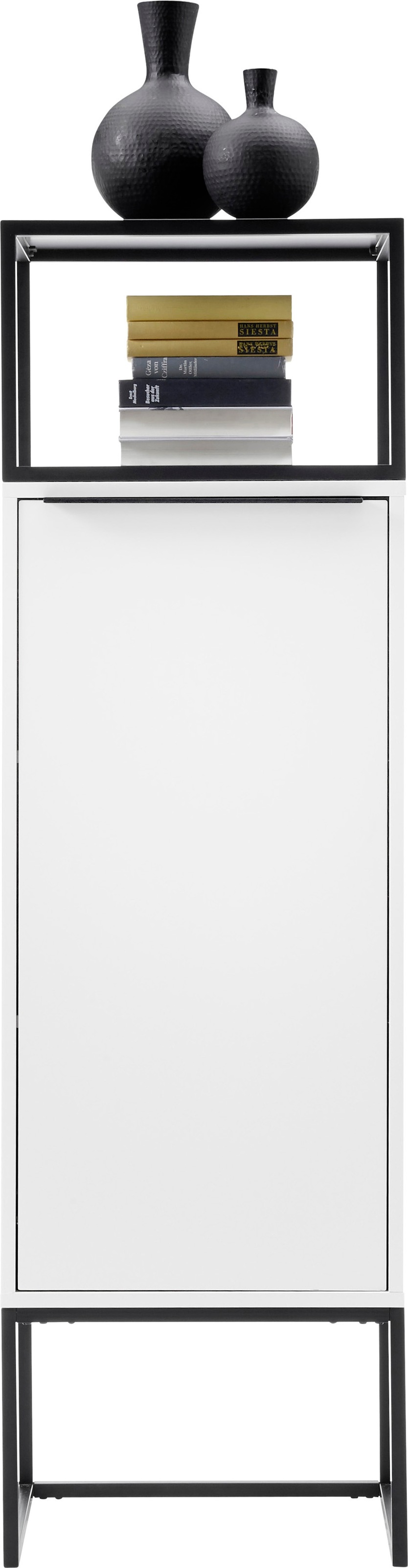 Thumbnail - HBZ Highboard "Lille" 1 Stk. tlg. mit LED-Beleuchtung, Wohnzimmerschrank in Eiche Artisan NB