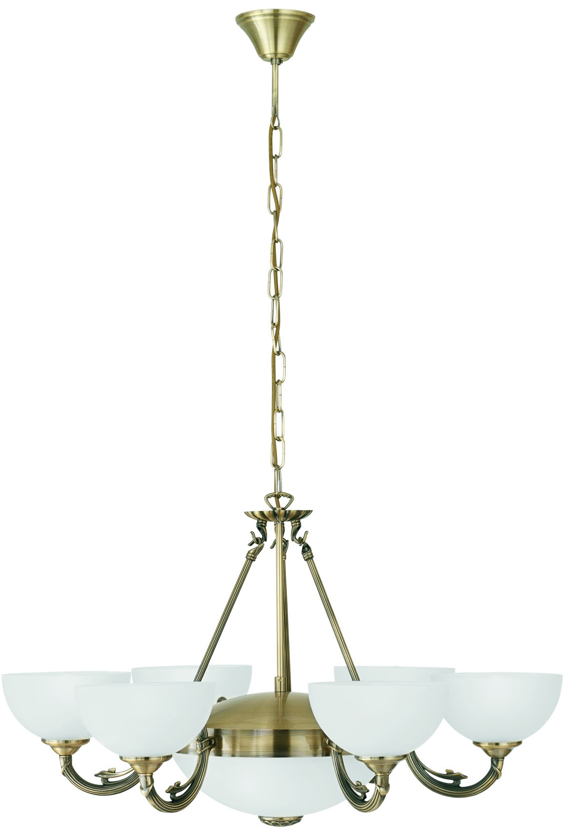 EGLO Hängeleuchte »SAVOY Pendellampe - Metallguss - E14;E27 - 6X40W;2X60W - IP20« E14 | E27 1 Stk. Hängelampe, Deckenlampe, Wohnzimmer, Esszimmer, H110 x Ø74 cm