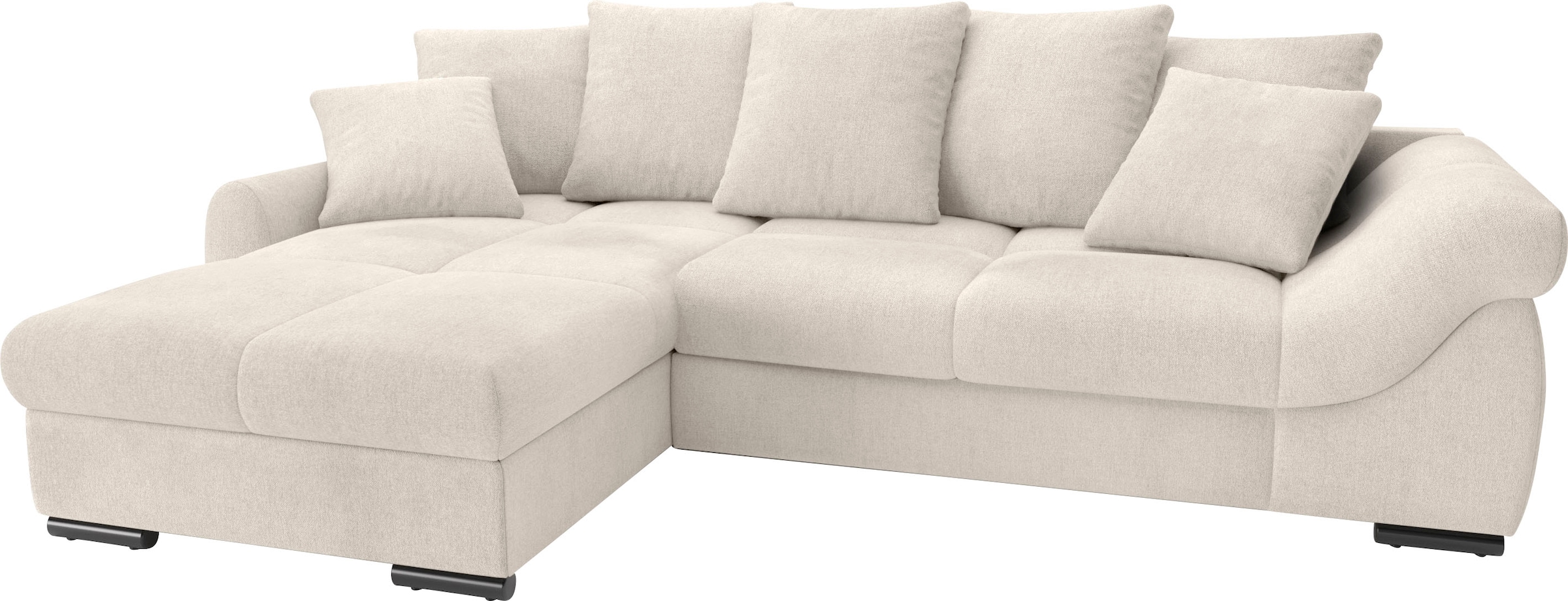 Mr. Couch Ecksofa "Livorno DuraFlex L-Form", inkl. Hochschläfer-Bettauszug, günstig online kaufen