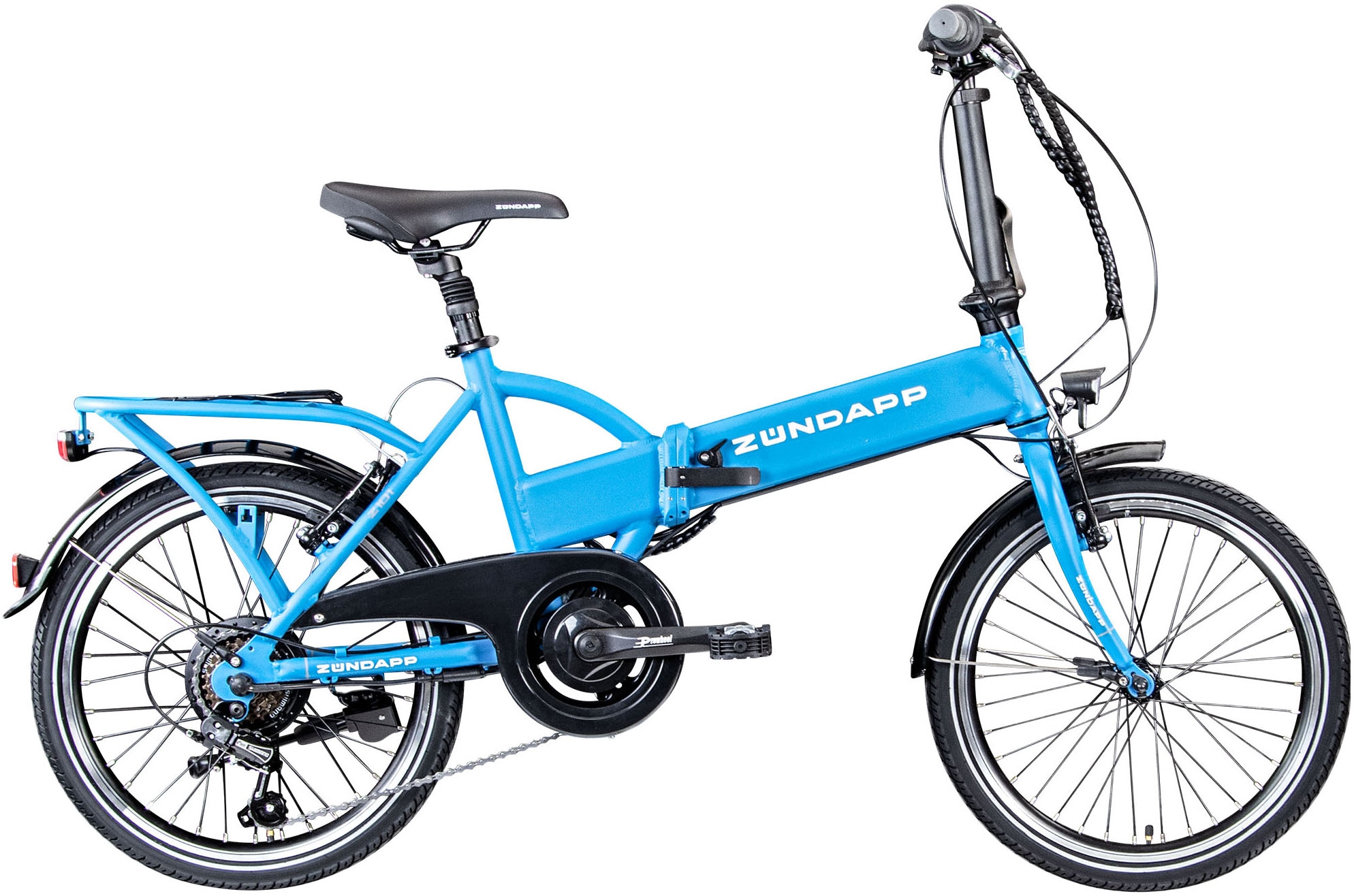 Zündapp E-Bike "Z101", 6 Gang, Shimano, Tourney RD-TY300, Heckmotor 250 W, Pedelec, Elektrofahrrad für Damen u. Herren