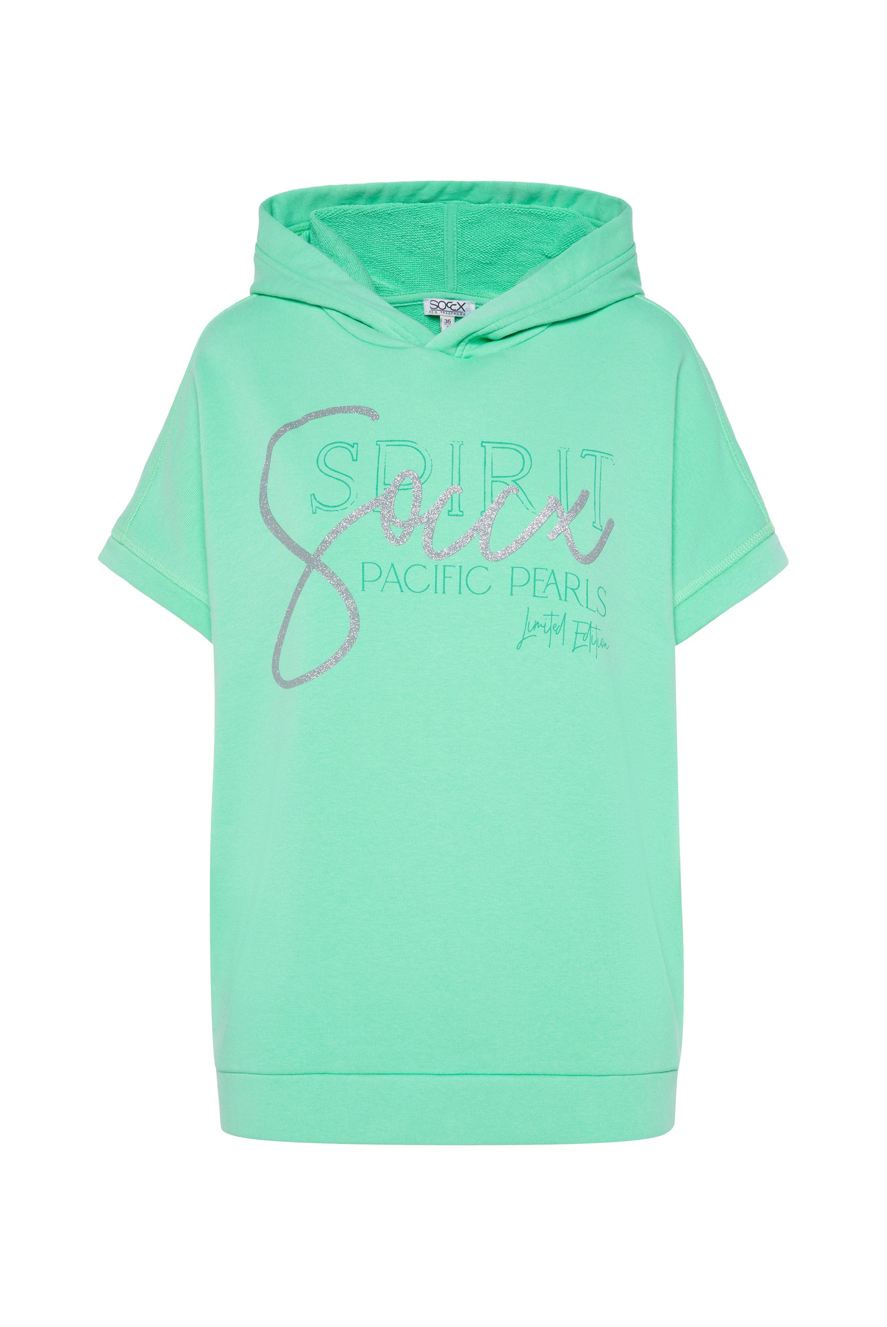 SOCCX Kapuzensweatshirt, mit Gummizug im Saum