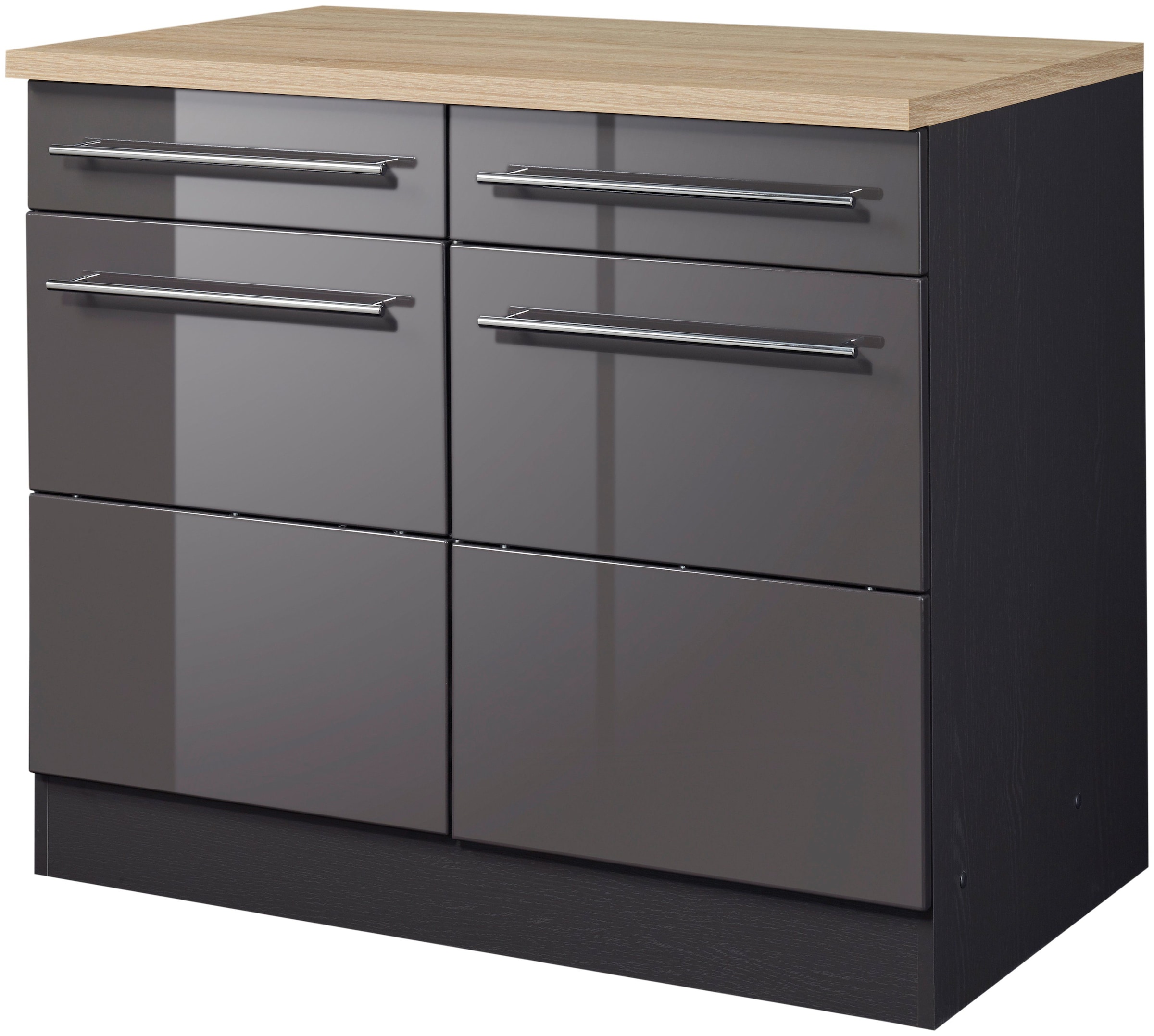 HELD MÖBEL Unterschrank "Wien", Breite 100 cm, 2 Türen, 2 Schubkästen, für günstig online kaufen