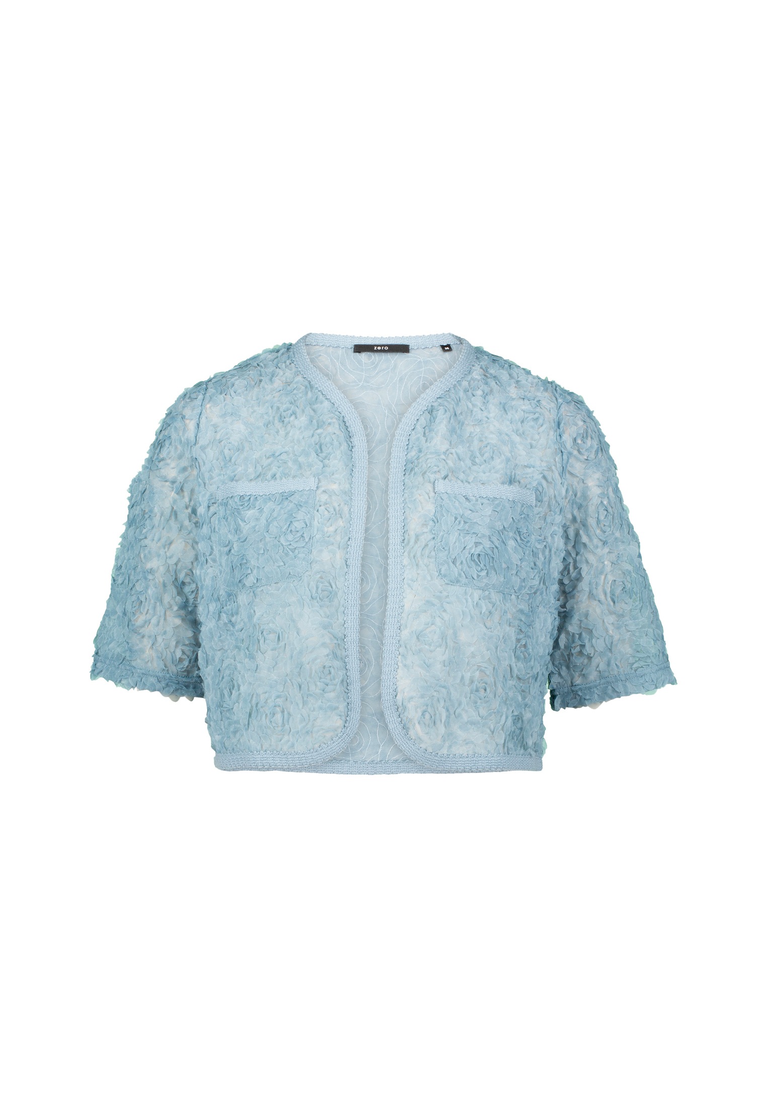 Zero Jackenblazer "zero Damen Bolero mit 3D Blumen", weiteres Detail günstig online kaufen