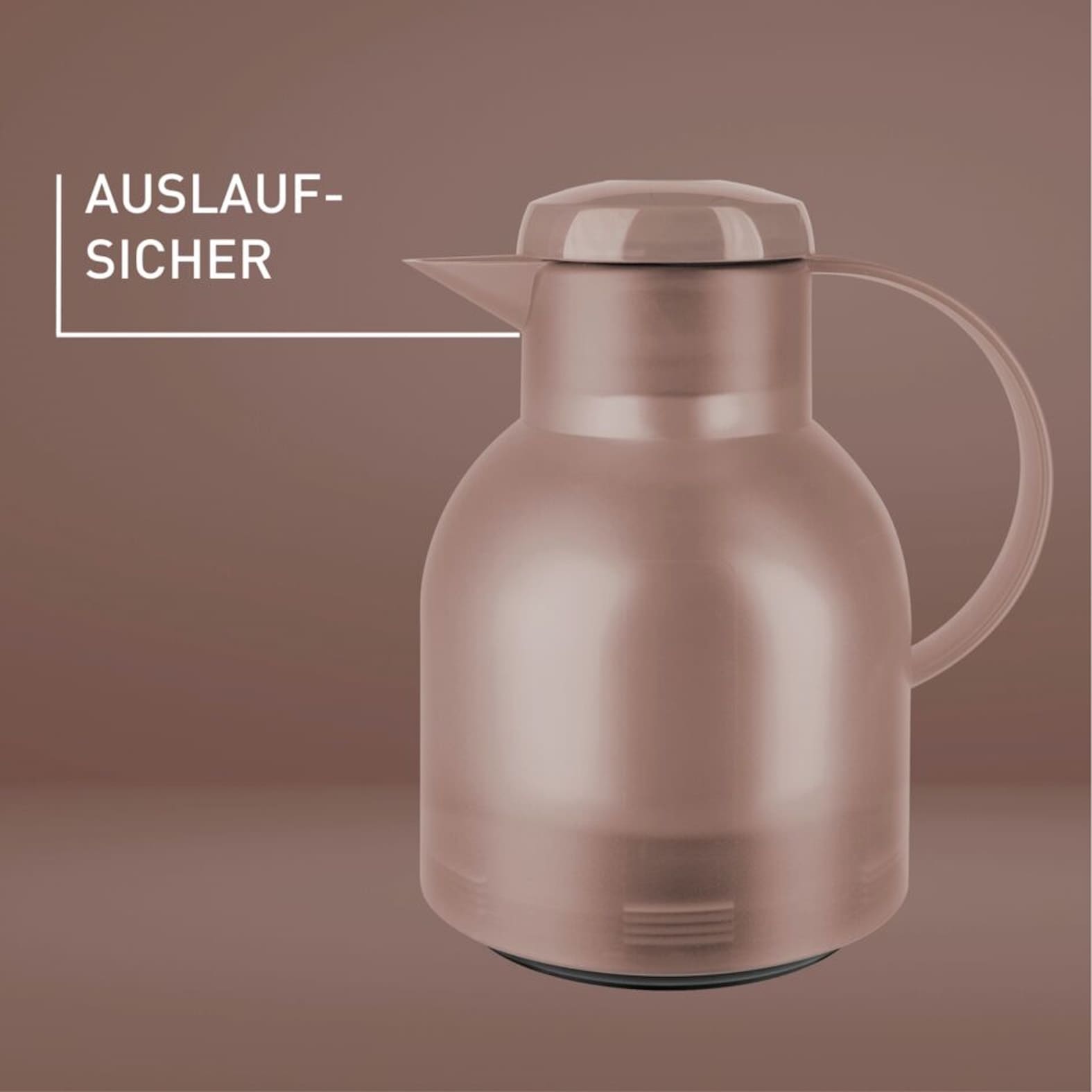 Emsa Isolierkanne "Samba" 1 l zeitloses Design, einfacher Knopfdruck, 24h k günstig online kaufen