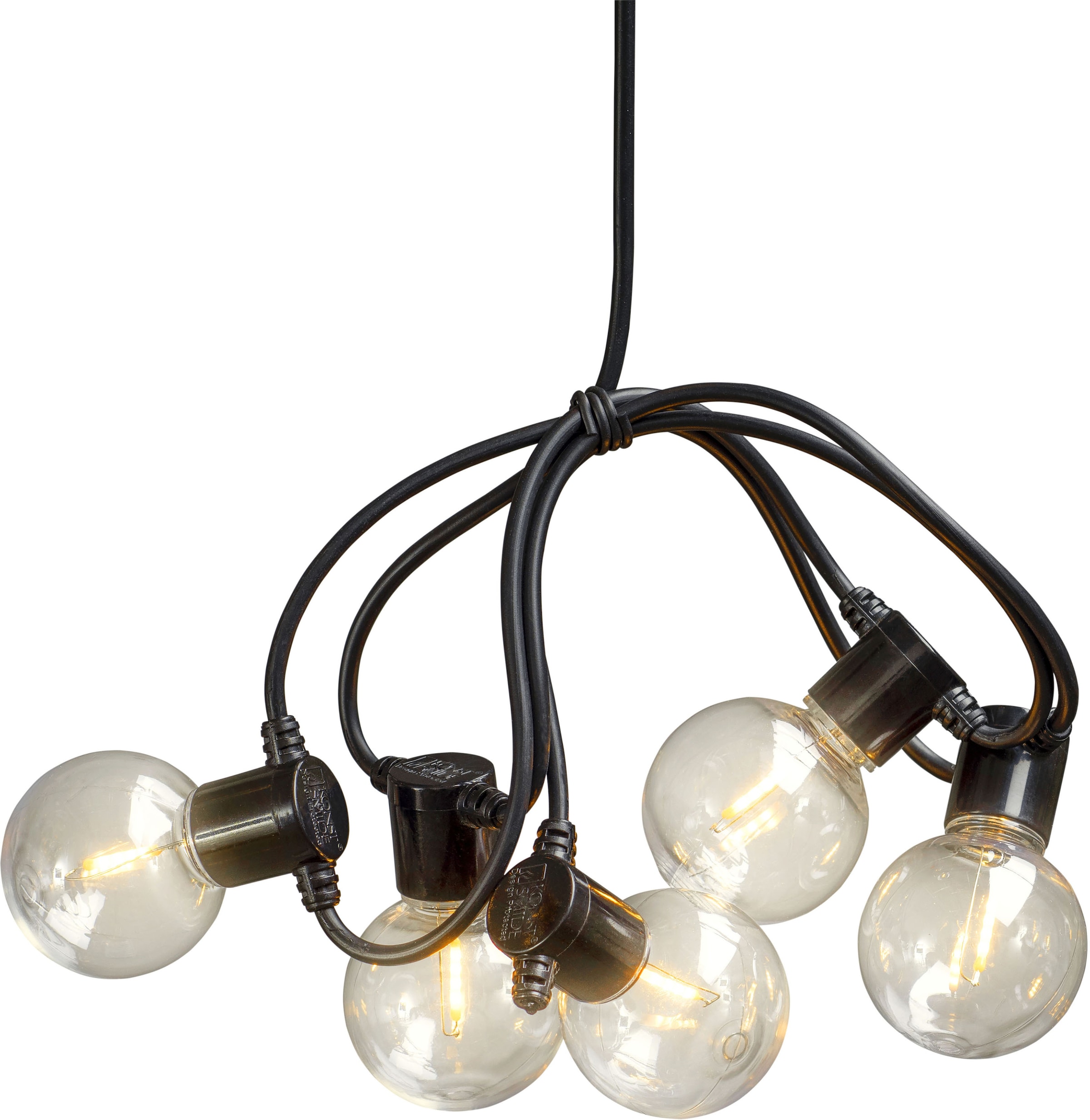 KONSTSMIDE LED-Lichterkette, 10 St.-flammig, LED klare BAUR kaufen bernsteinfarbene Birnen / Dioden | 20 Biergartenkette, 10