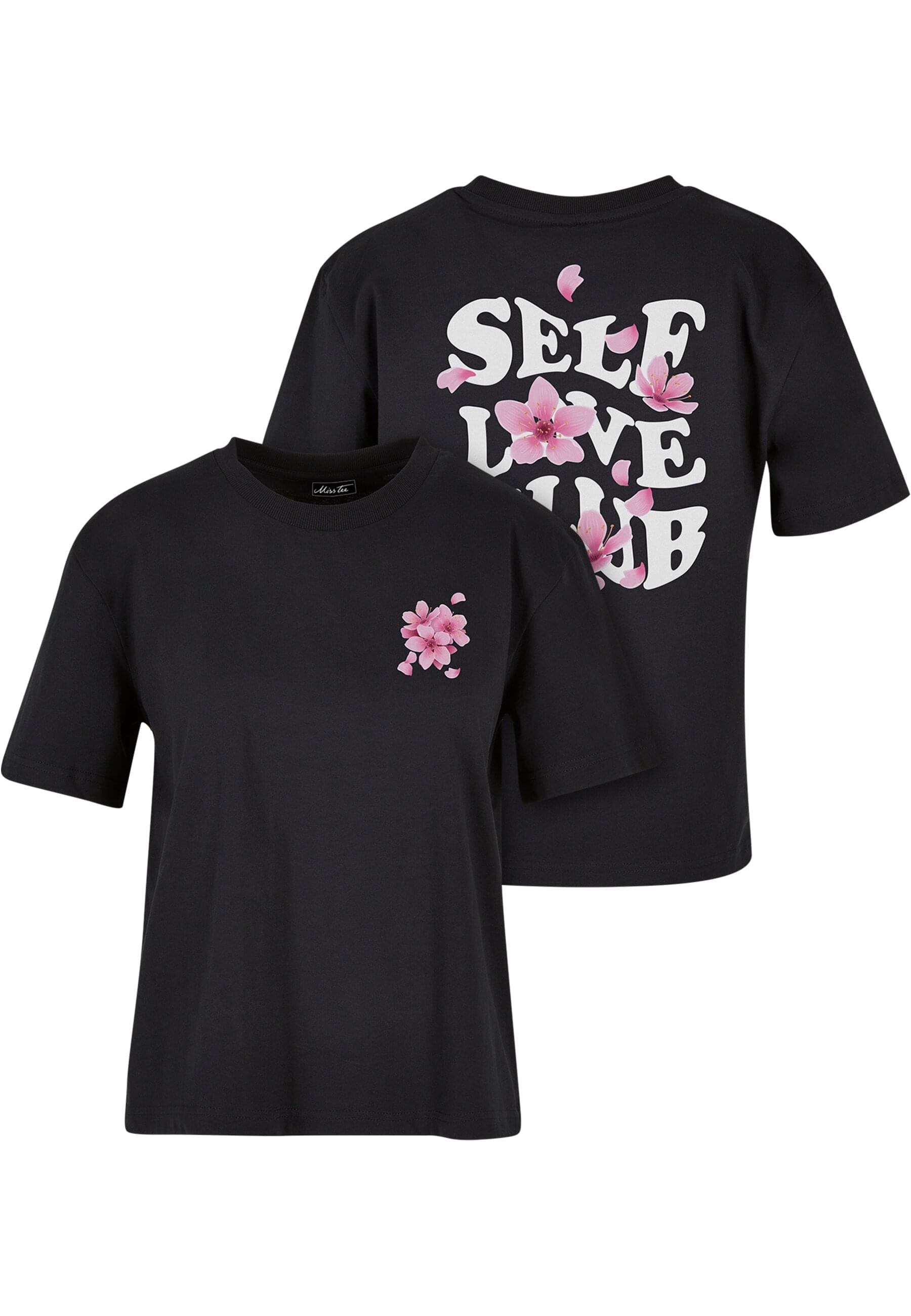 Miss Tee Kurzarmshirt "Miss Tee Damen Self Love Club Tee" 1 Stk. tlg. günstig online kaufen