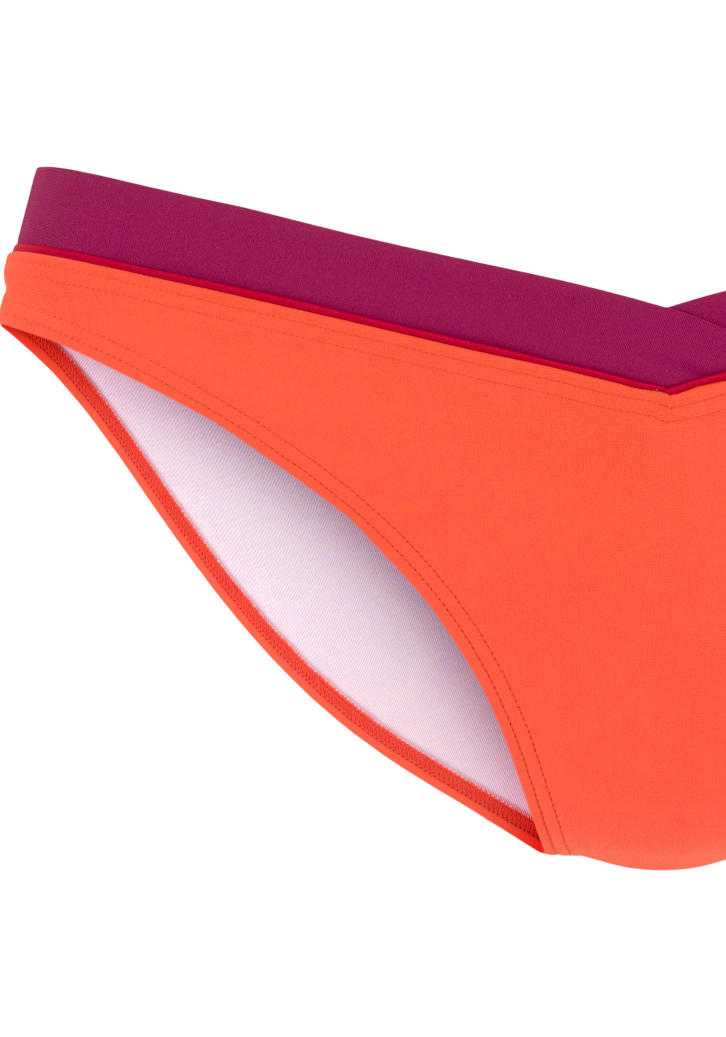Thumbnail - s.Oliver Bikini-Hose "Yella", mit kontrastfarbenen Details und V-Bund