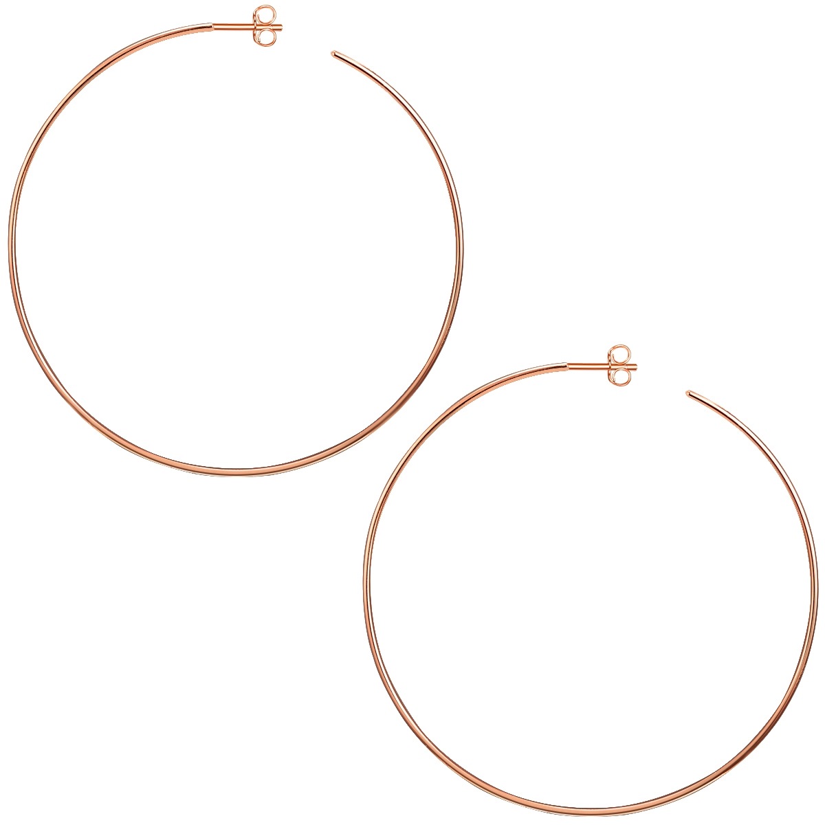 Glanzstücke München Paar Creolen »Set: GSM1360« Creolen Sterling Silber roségold