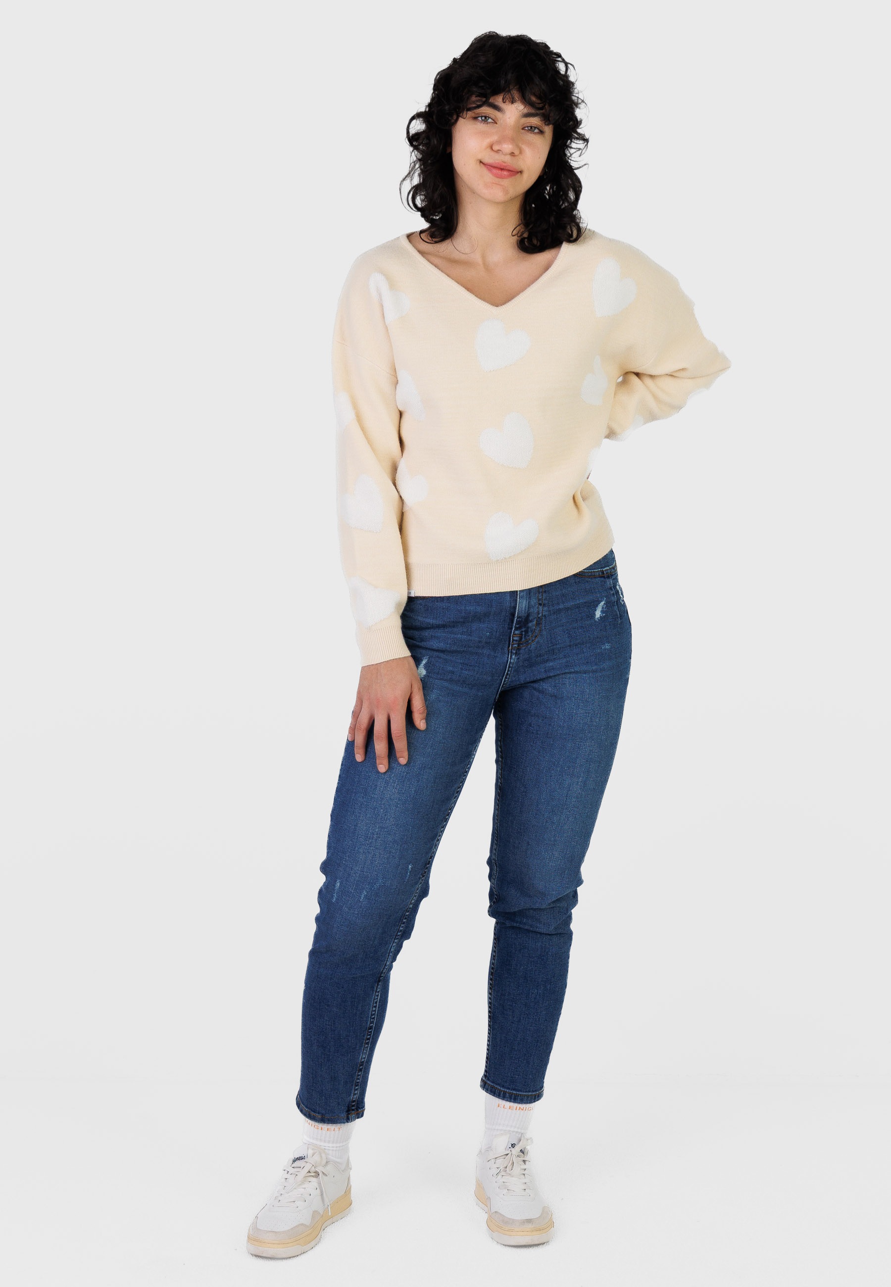 Kleinigkeit V-Ausschnitt-Pullover »Kleinigkeit Lovely Wollma« 1