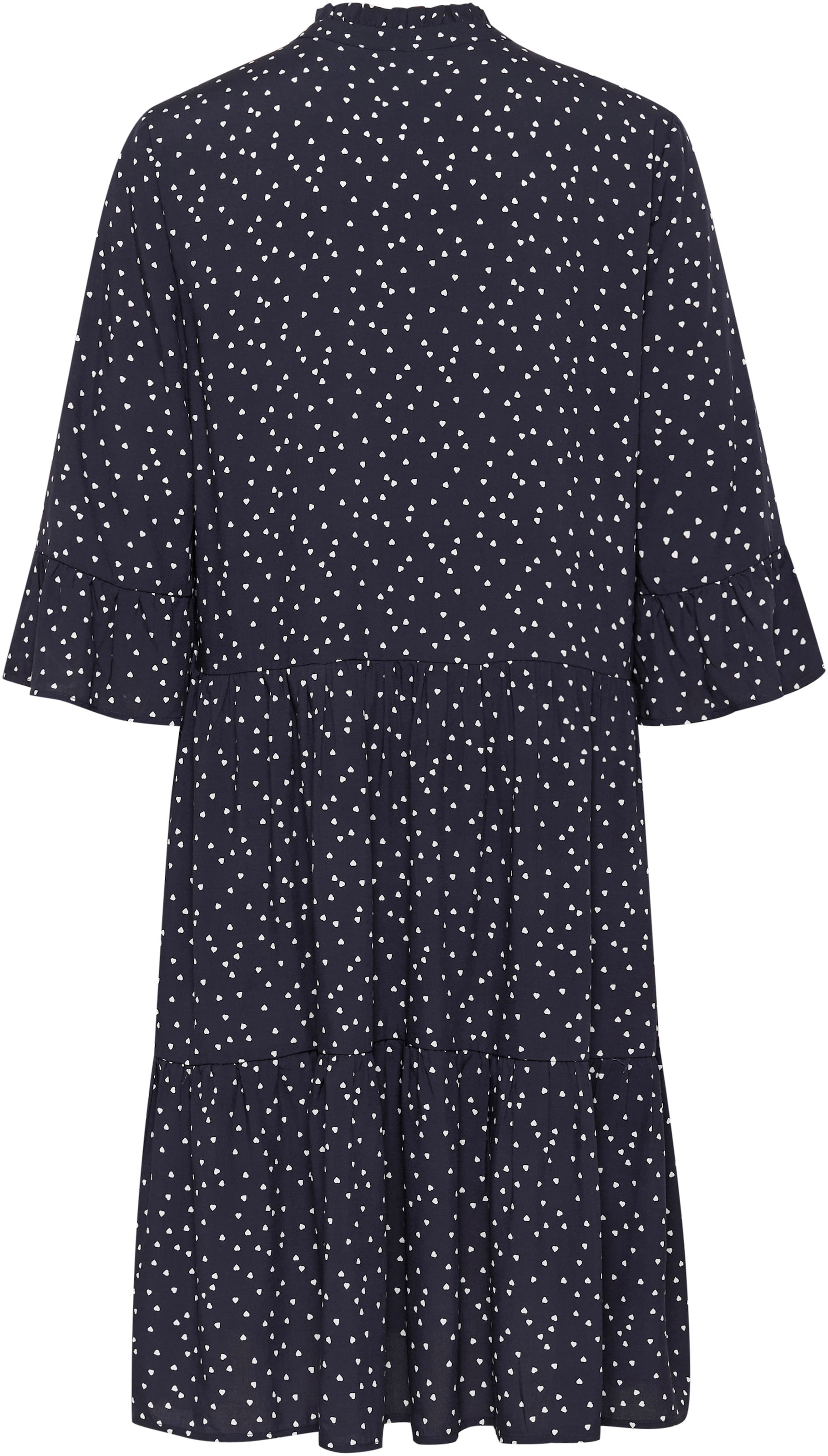 Saint Tropez Blusenkleid »EdaSZ Dress«, mit Volant und 3/4 Ärmel
