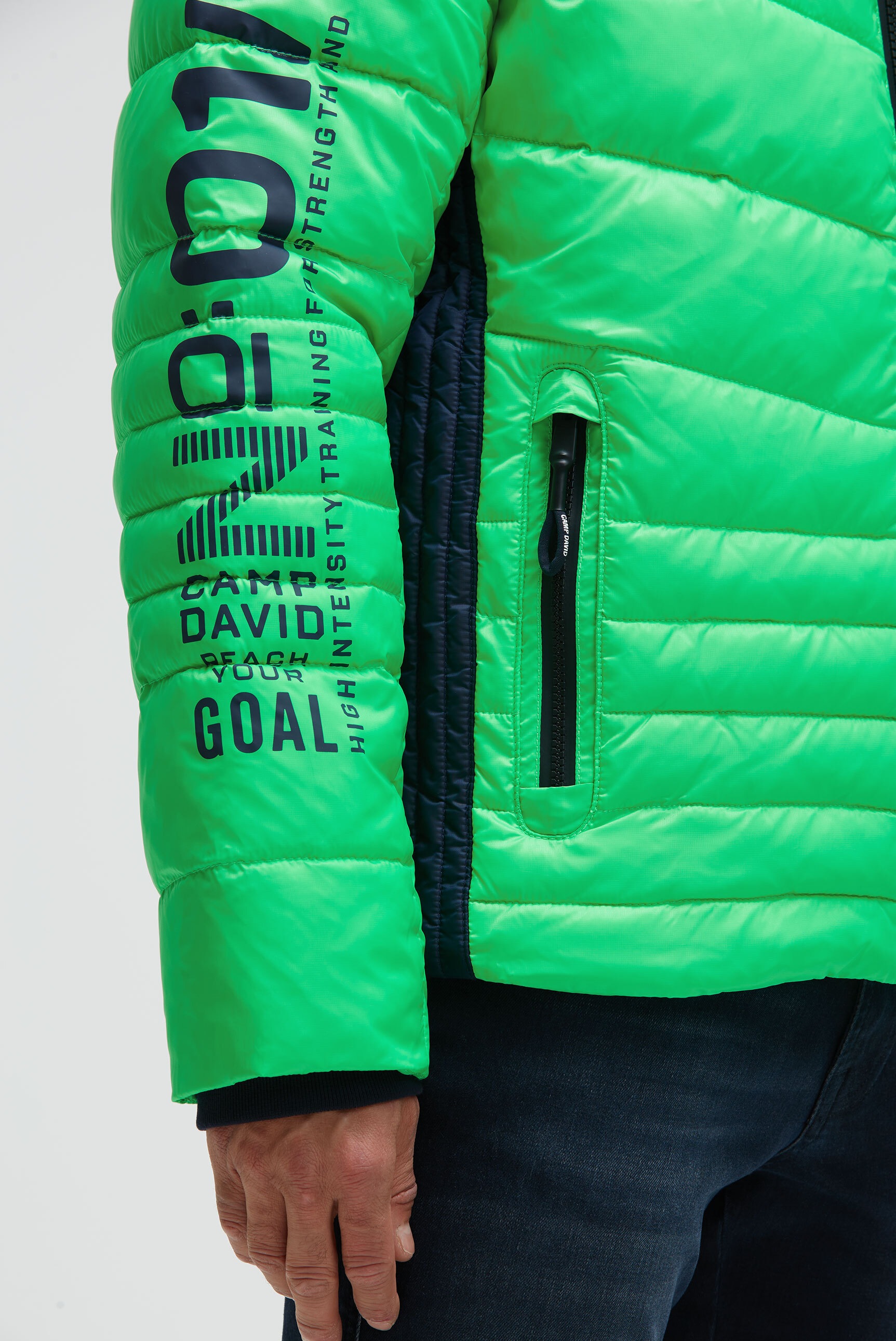CAMP DAVID Winterjacke mit Kapuze mit abtrennbarer Kapuze