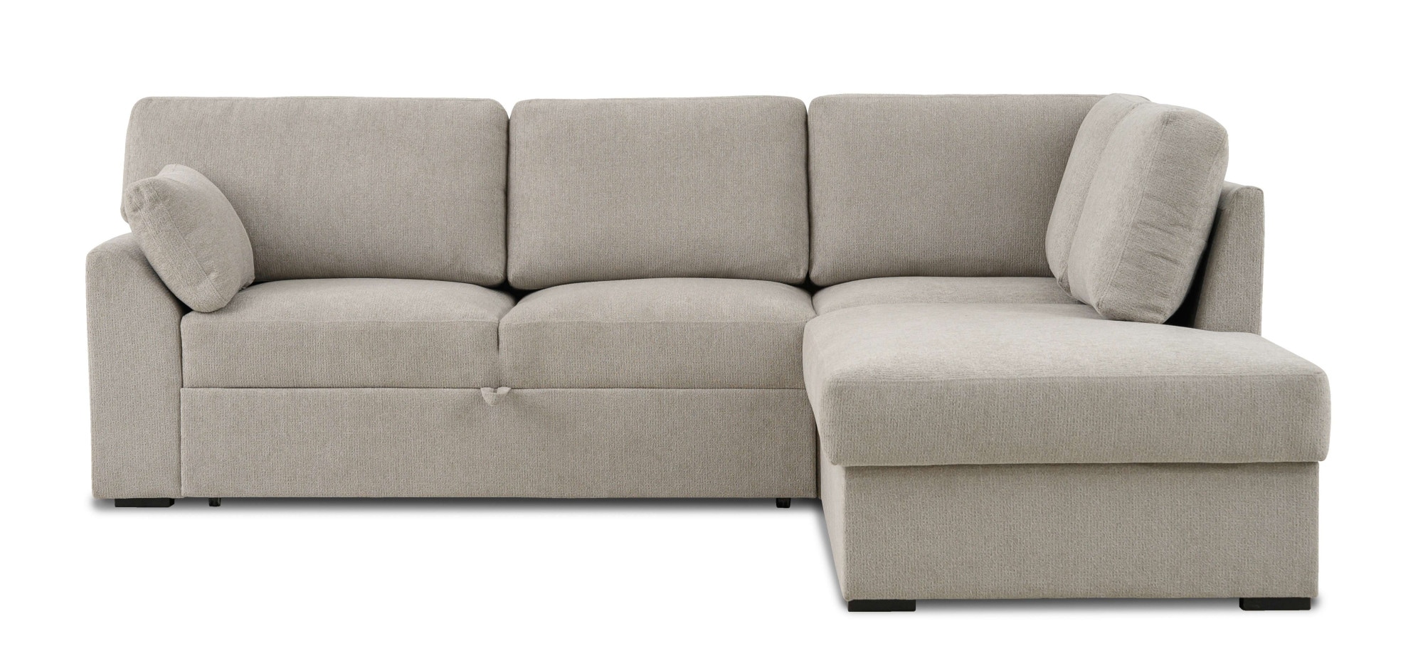 Home affaire Ecksofa "Citry" Breite 242 cm, Chenille, Bettfunktion, Bettkas günstig online kaufen